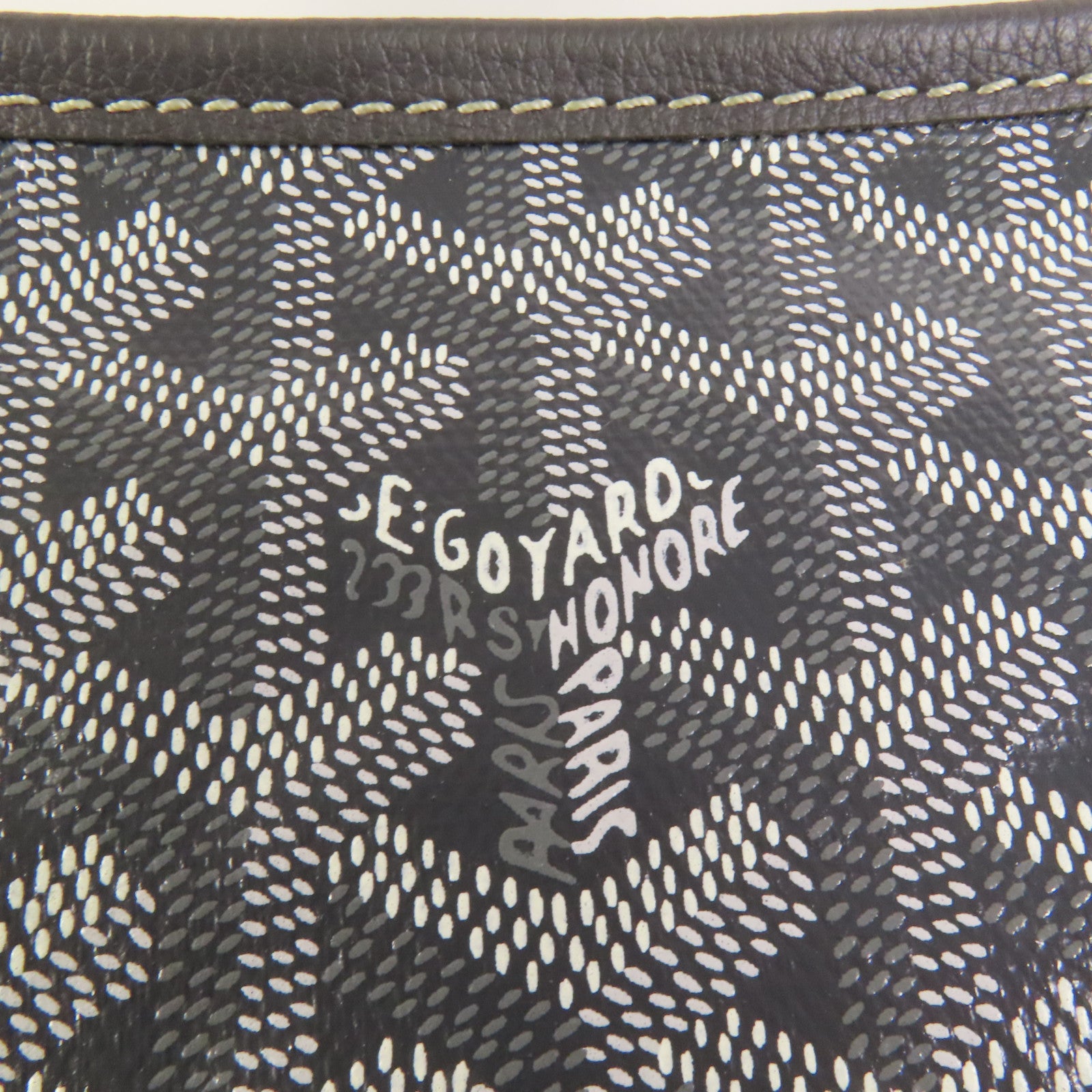 GOYARD 塗層帆布Boheme Hobo銀扣手挽袋