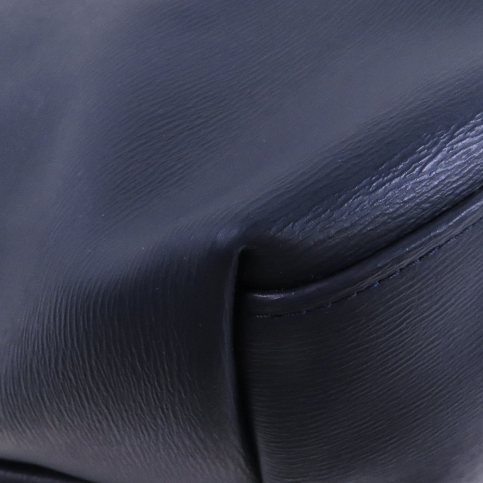 Longchamp 牛皮皮革Hand Bag銀扣手挽袋