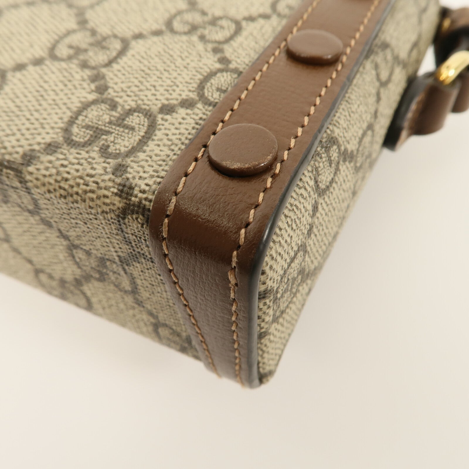 GUCCI 塗層帆布Horsebit 1955 Mini肩背袋