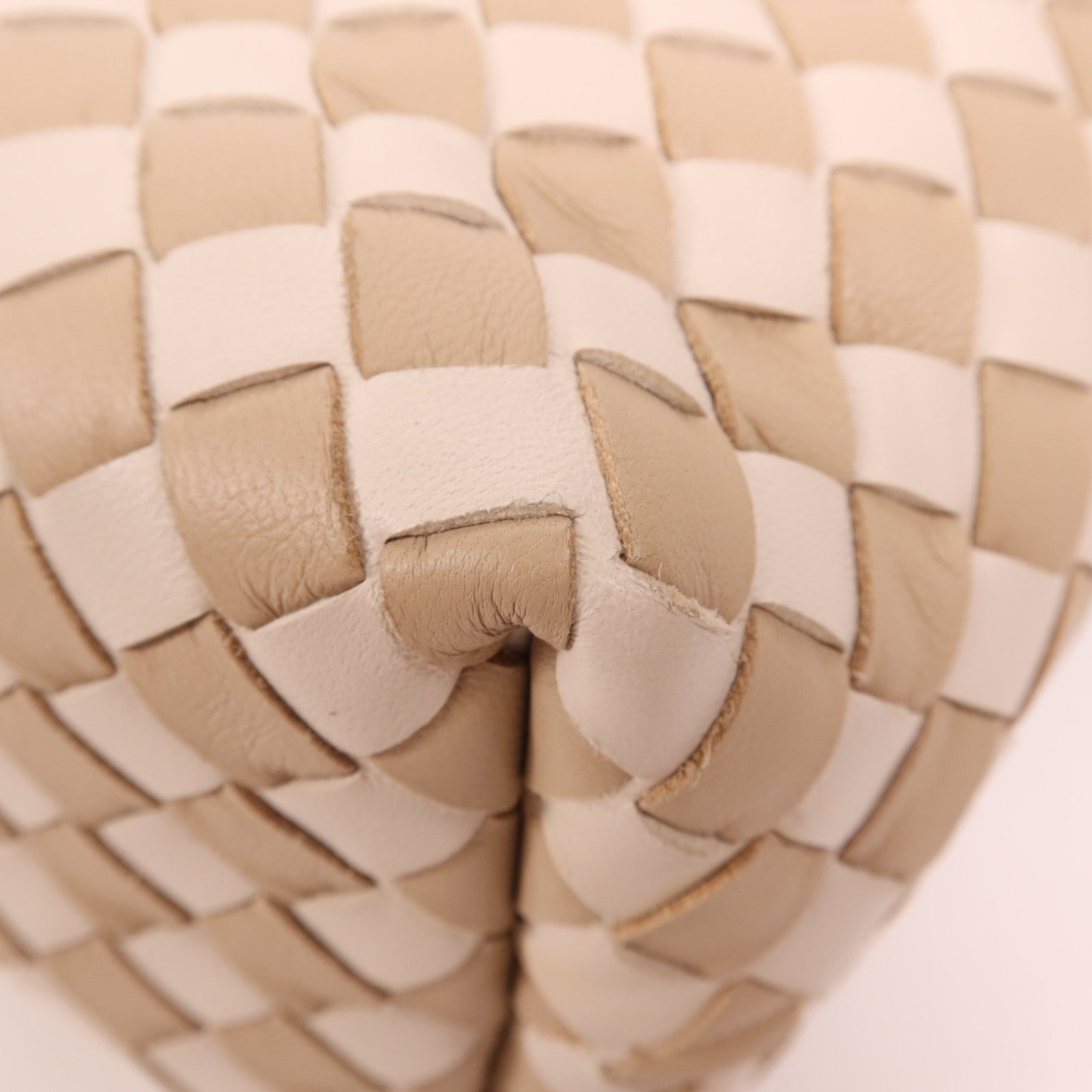 BOTTEGA VENETA 羊皮皮革Olimpia Checker銀扣肩背袋