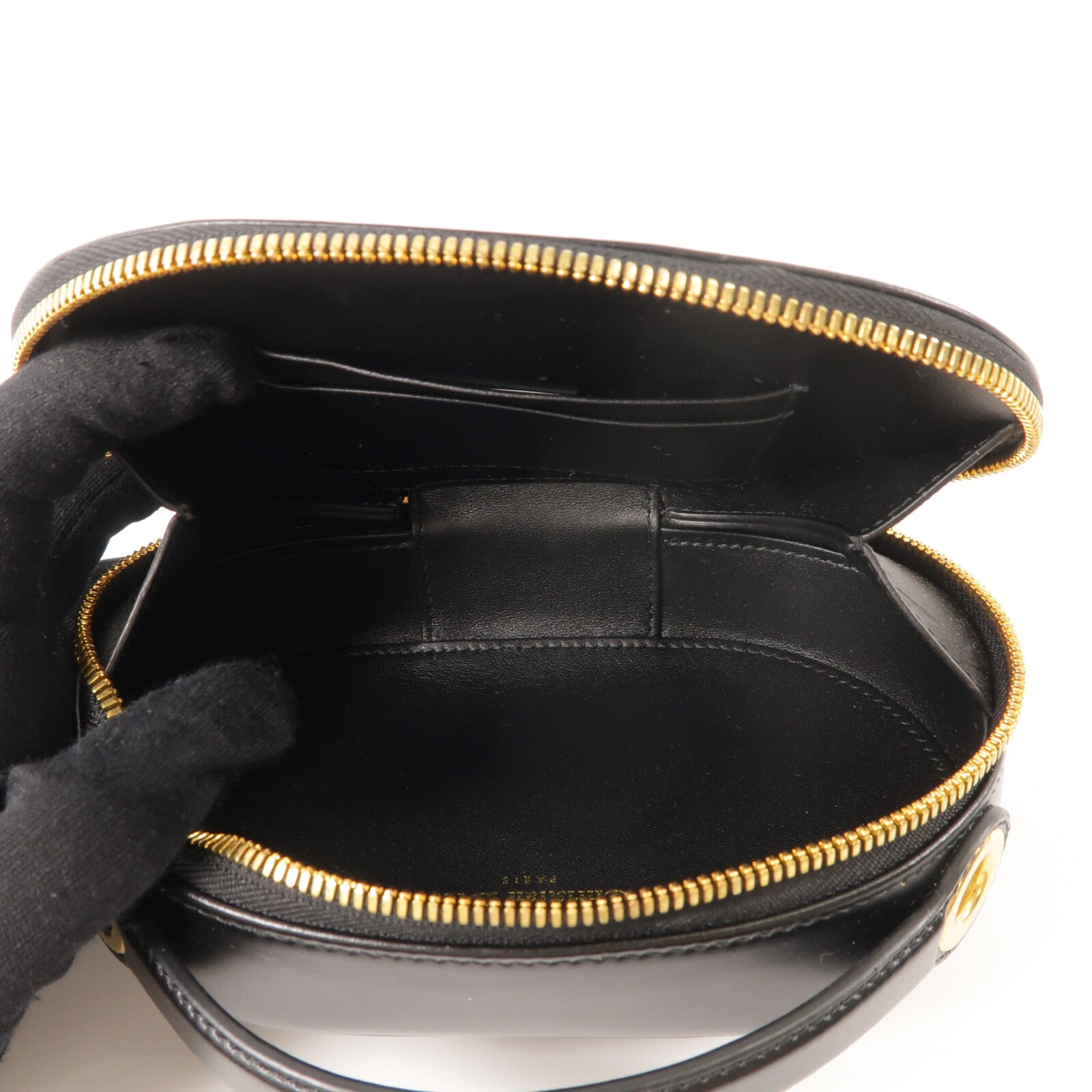 Dior 牛皮皮革CD Signature Oval Camera Bag鏈帶手挽肩背兩用袋