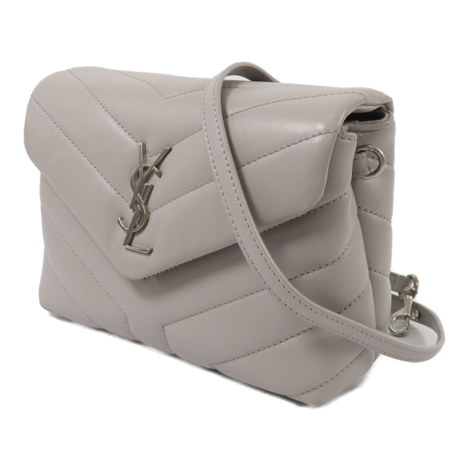 SAINT LAURENT 牛皮皮革Loulou Toy Shoulder Bag肩背袋