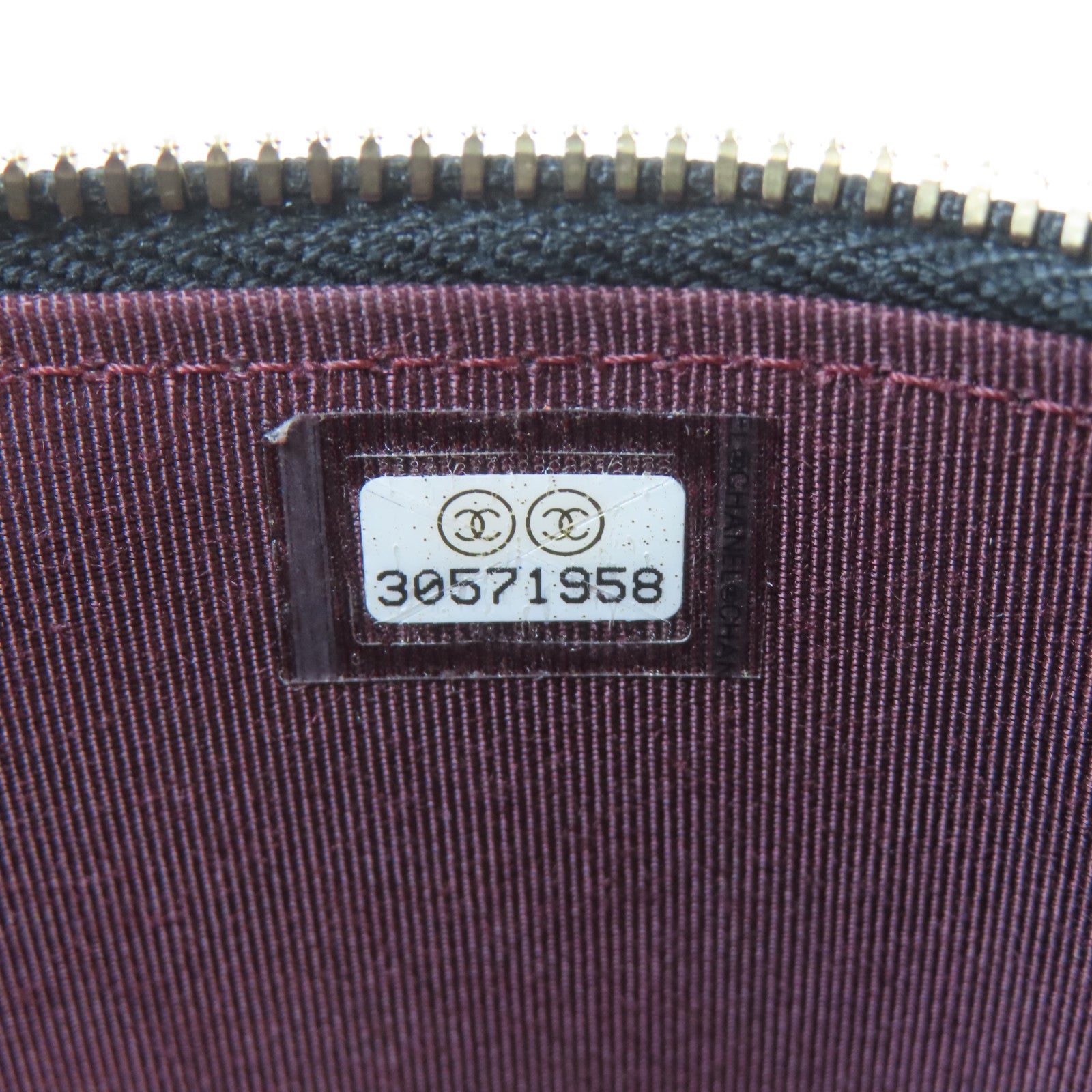CHANEL 菱格羊皮皮革Vanity Bag金扣鏈帶肩背袋黑色