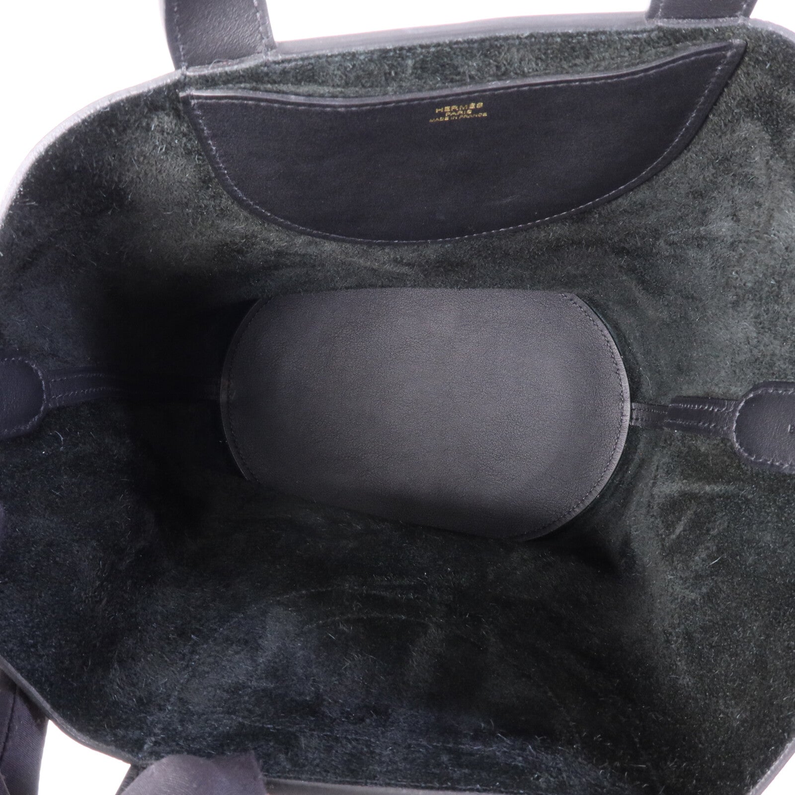 HERMES Clemence皮革In The Loop 23金扣手挽袋