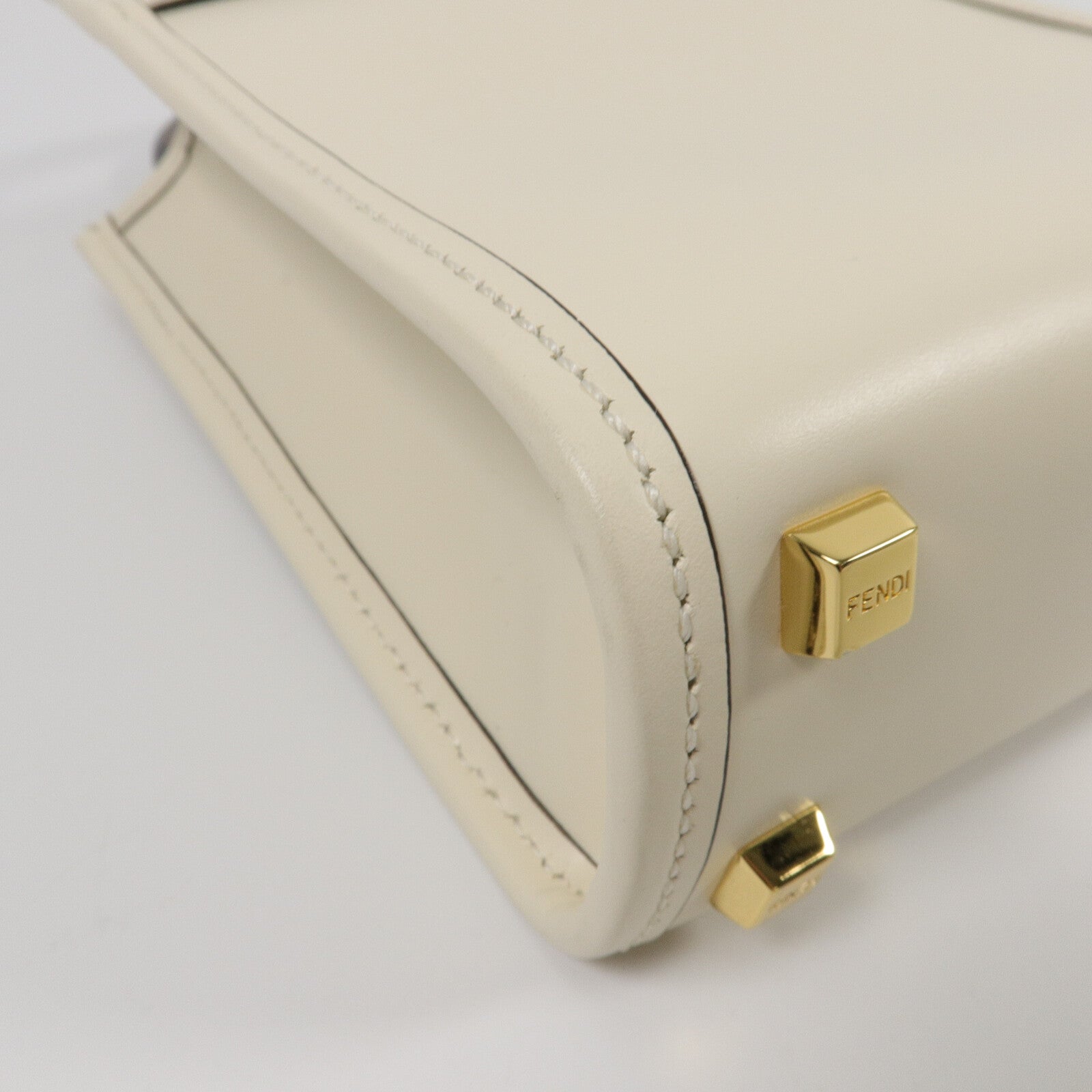 FENDI 牛皮皮革Mon Tresor Mini手挽肩背兩用袋