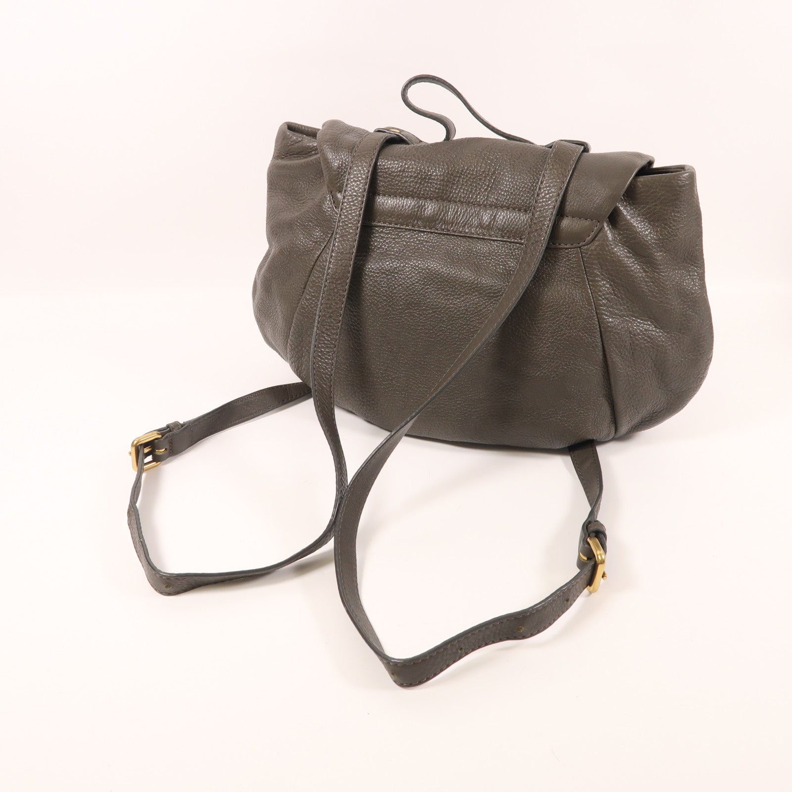 MARC BY MARC JACOBS 牛皮皮革Backpack金扣背包