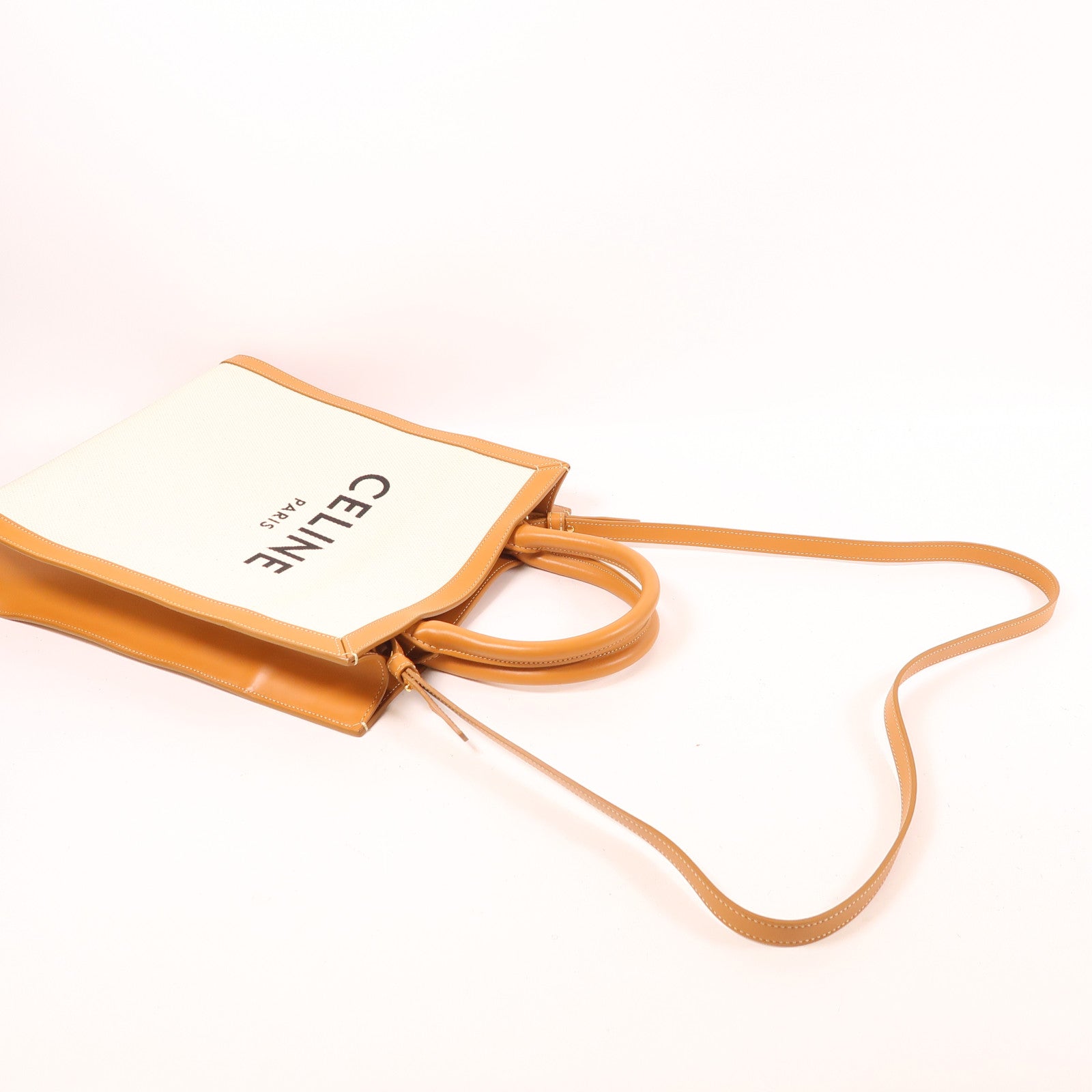 CELINE 【激減優惠】帆布2 Way Shoulder金扣手挽肩背兩用袋