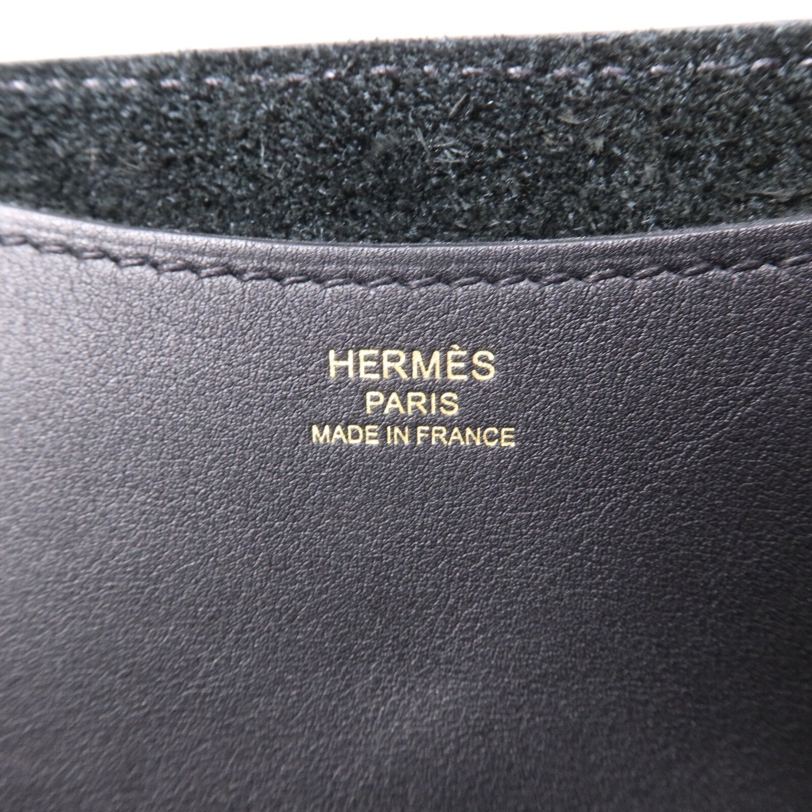 HERMES Clemence皮革In The Loop 23金扣手挽袋
