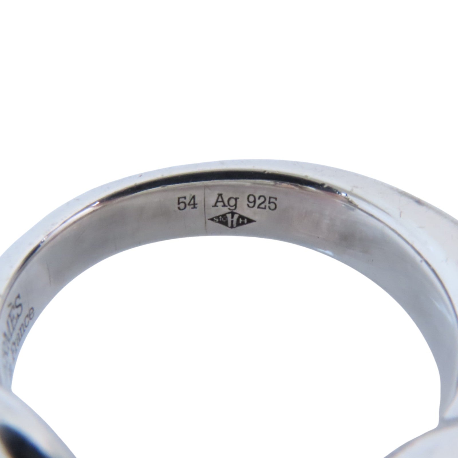 HERMES 925純銀Galop Ring戒指#54/US#6.5