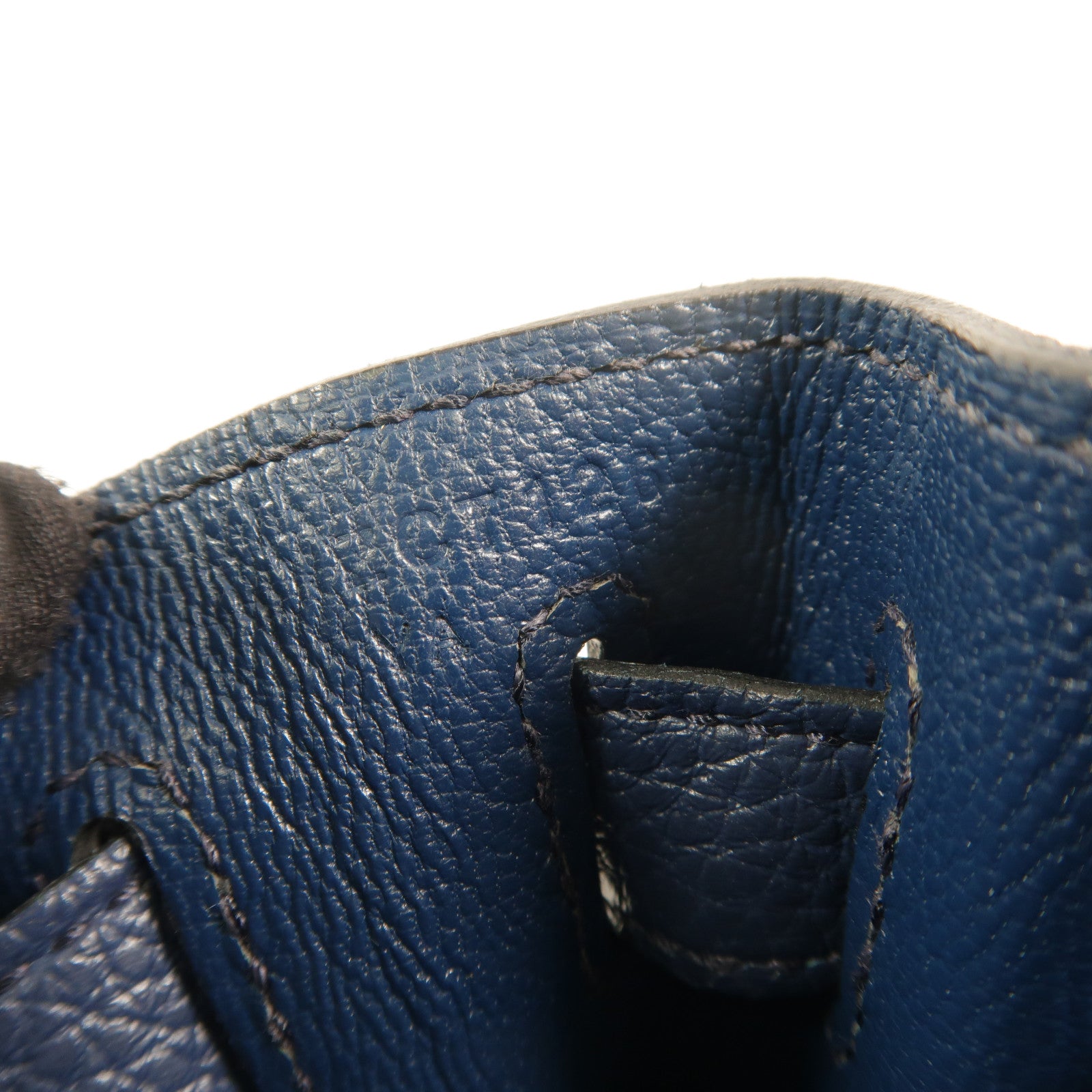 HERMES Togo皮革Kelly 28手挽肩背兩用袋Deep Blue