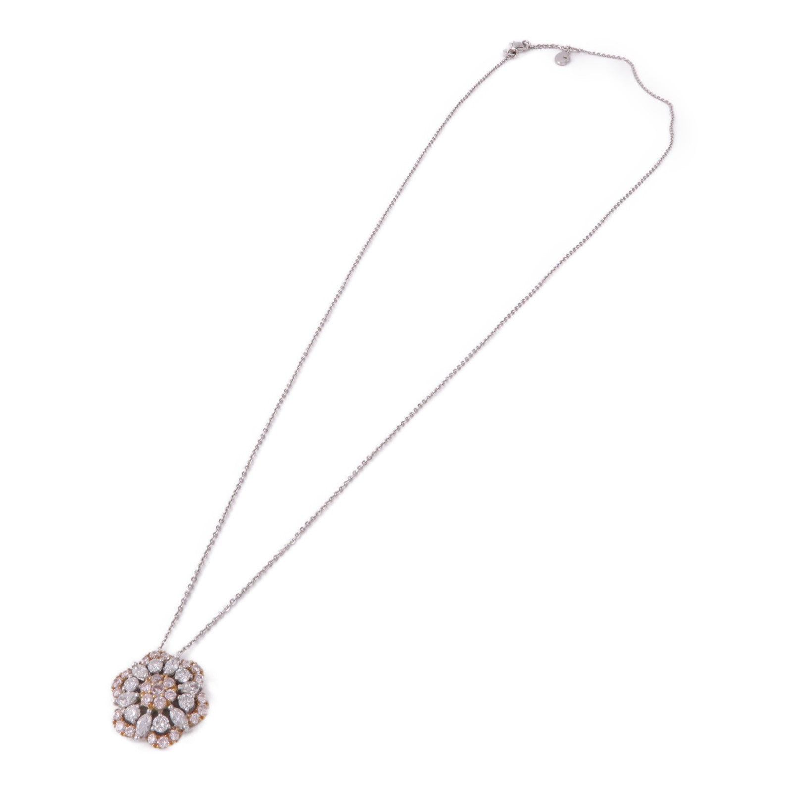 JEWELRY Diamond Necklace 18K White Gold