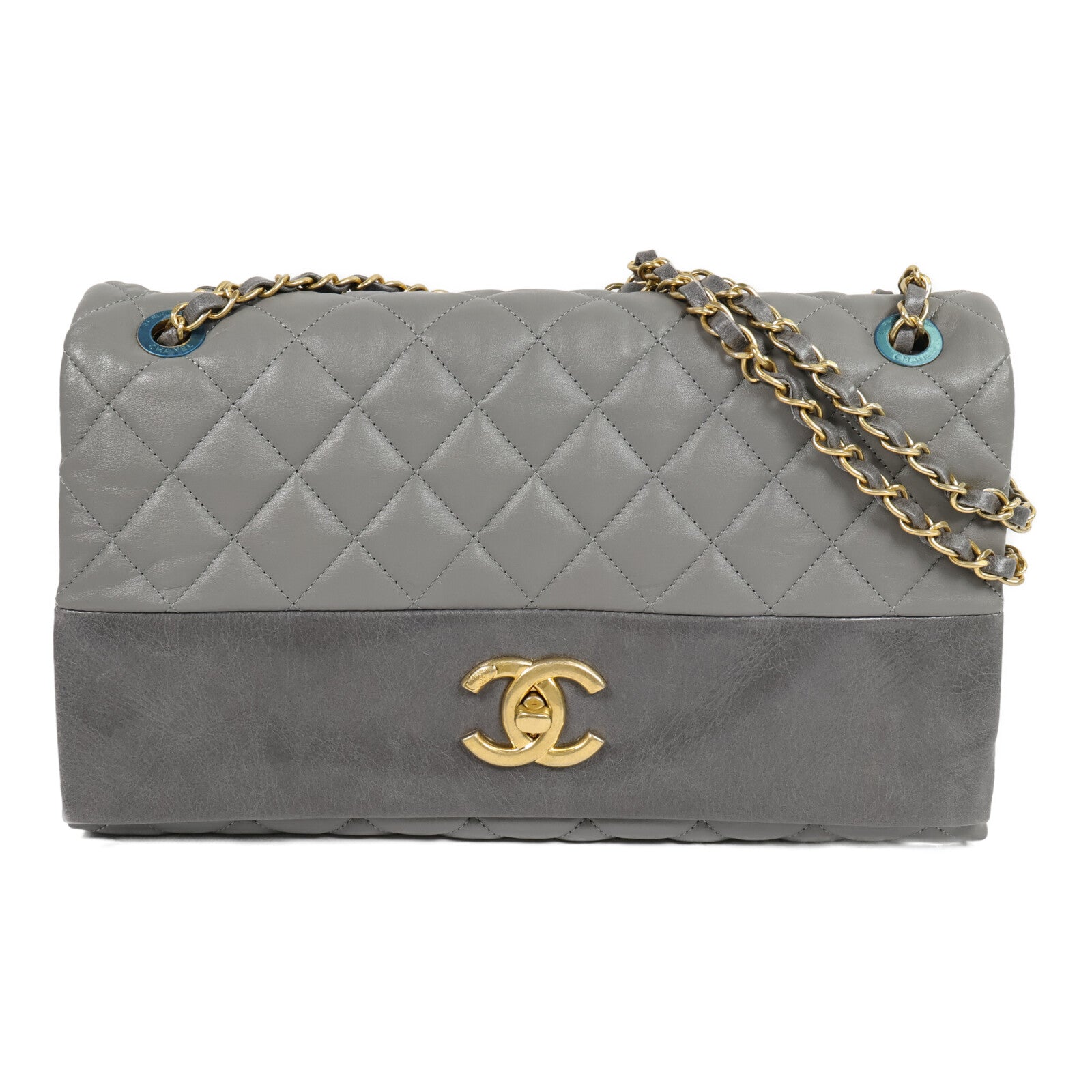 CHANEL 牛皮/羊皮皮革Chain Shoulder Bag鏈帶肩背袋