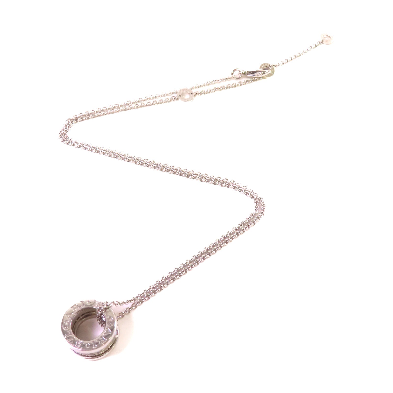 BVLGARI 18K白金/鑽石B.zero1 Diamond Necklace項鏈