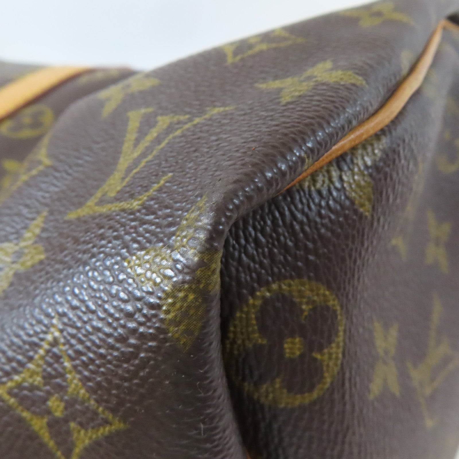 LOUIS VUITTON Monogram Keepall 45 Boston Bag金扣手挽袋啡色