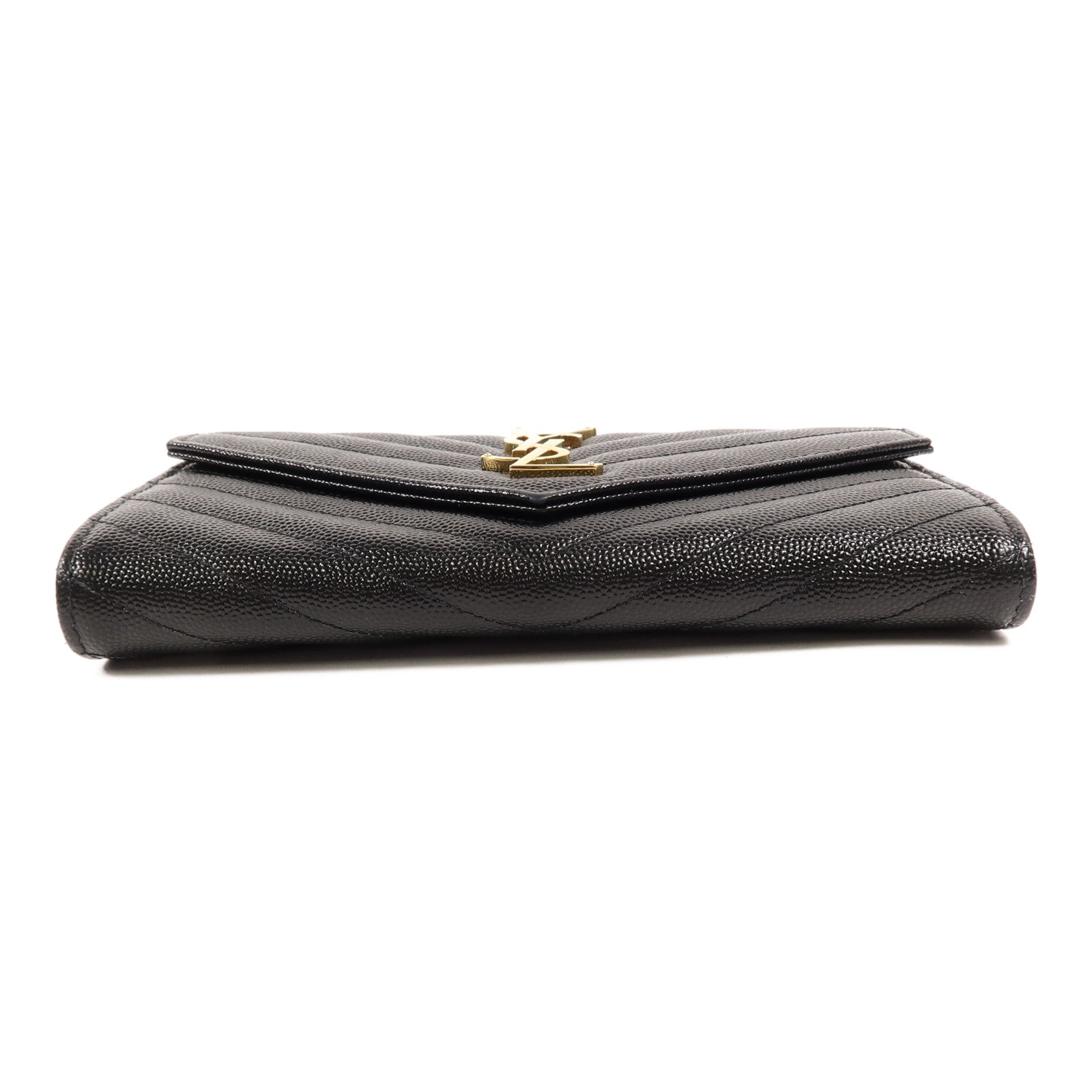 SAINT LAURENT 牛皮皮革Cassandre Matelasse長錢包
