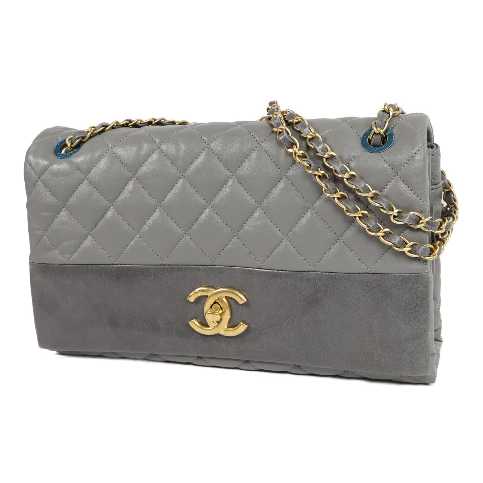 CHANEL 牛皮/羊皮皮革Chain Shoulder Bag鏈帶肩背袋