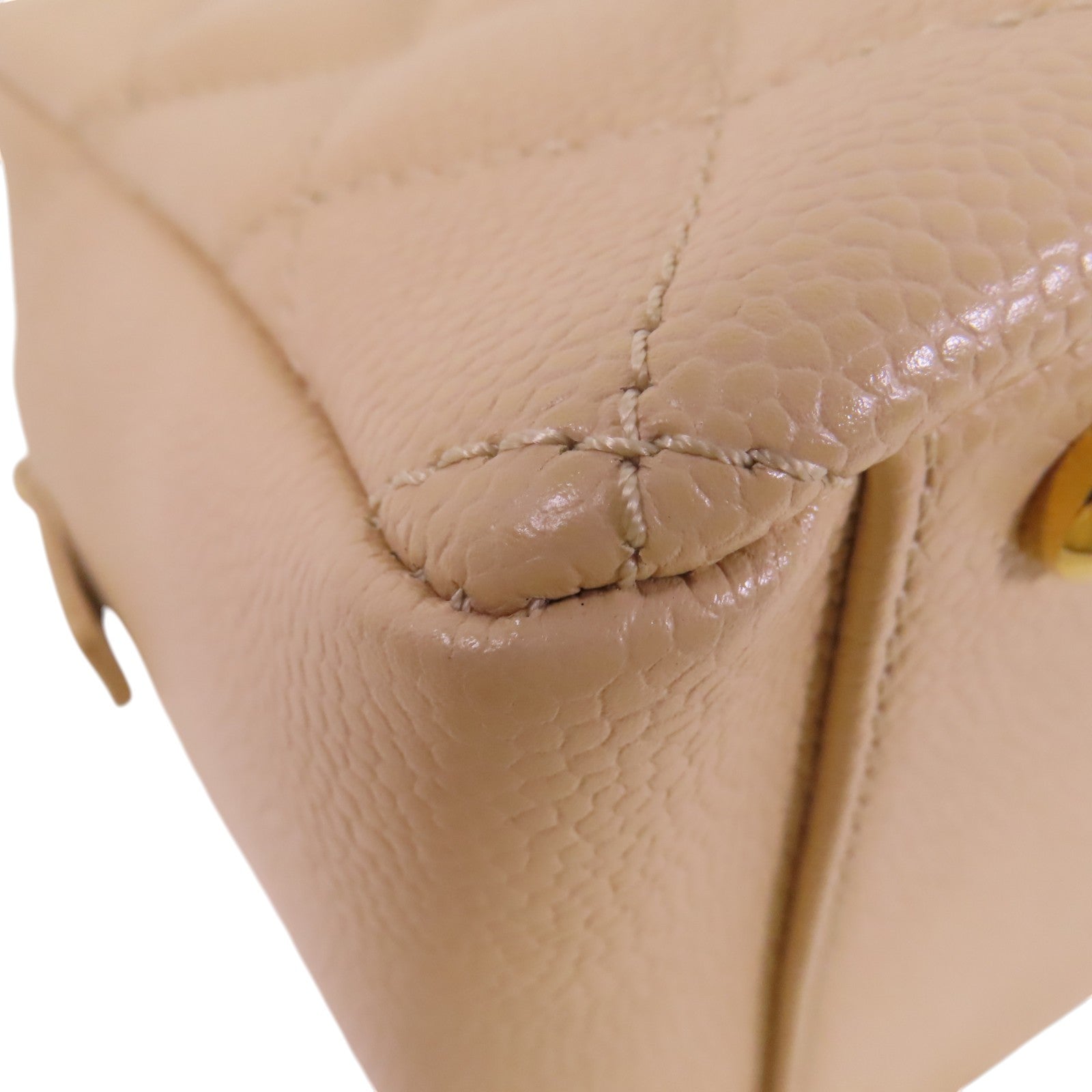 CHANEL 牛皮皮革Chain Shoulder Bag金扣鏈帶肩背愛