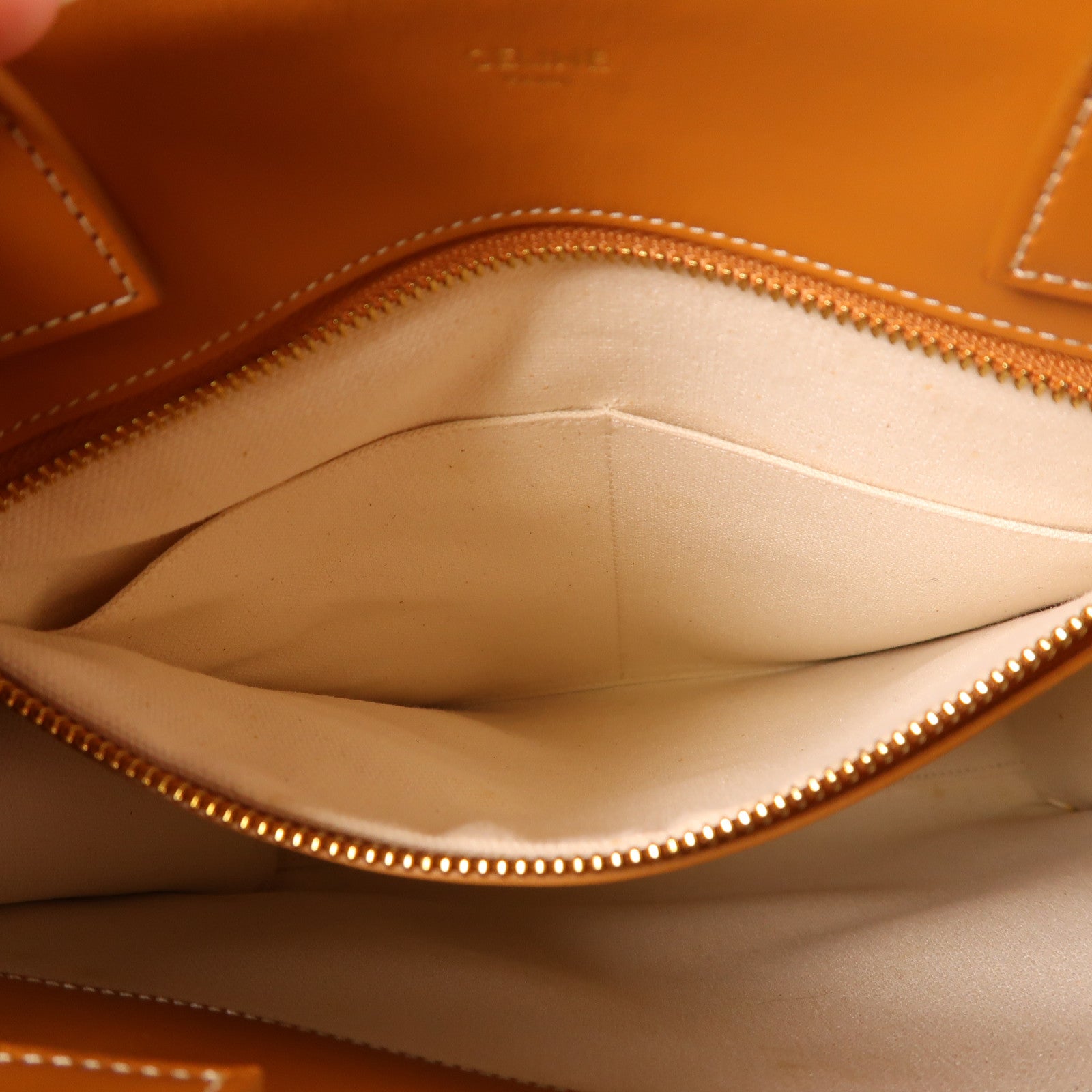 CELINE 帆布2 Way Shoulder金扣手挽肩背兩用袋