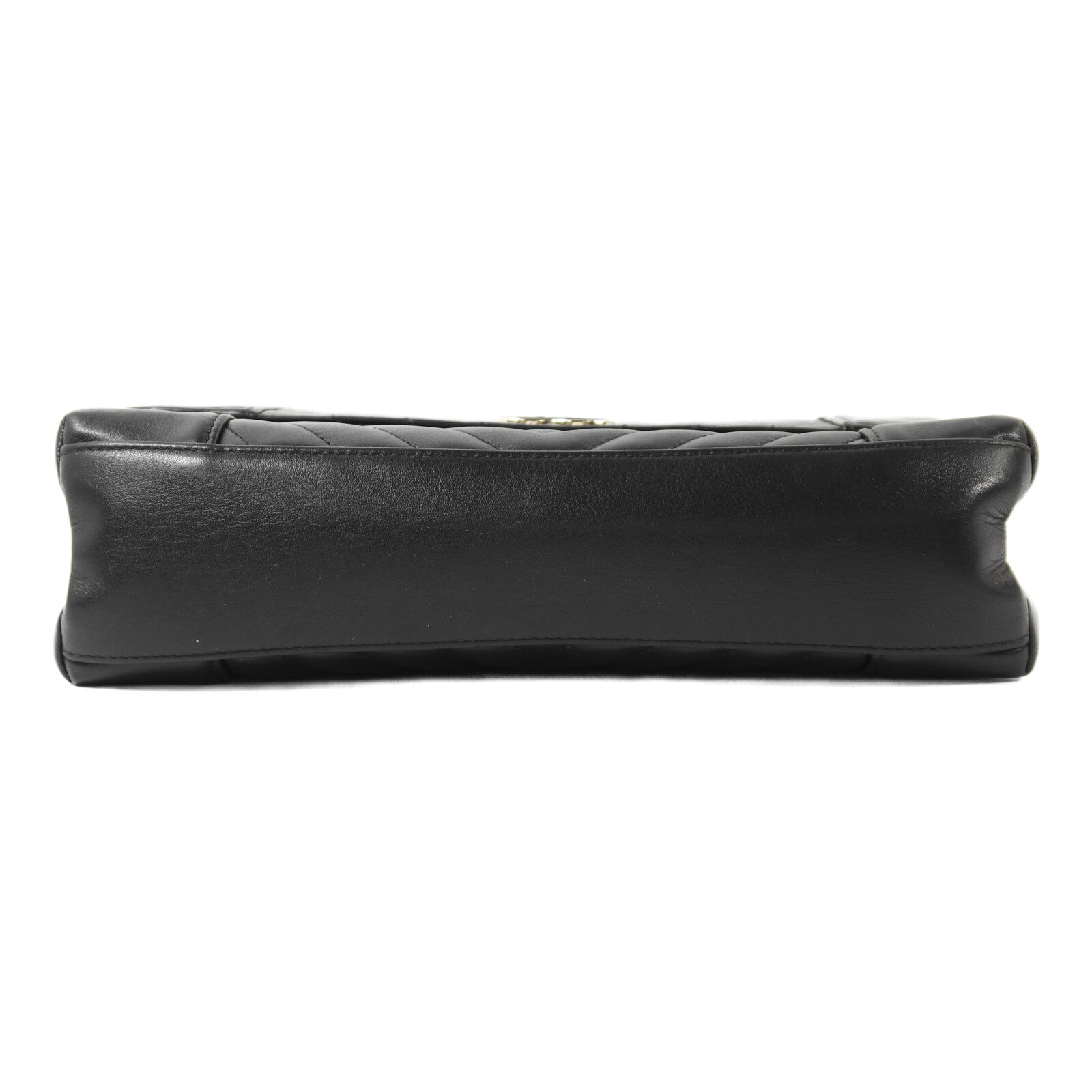 CHANEL 牛皮皮革Chain Shoulder金扣鏈帶肩背袋