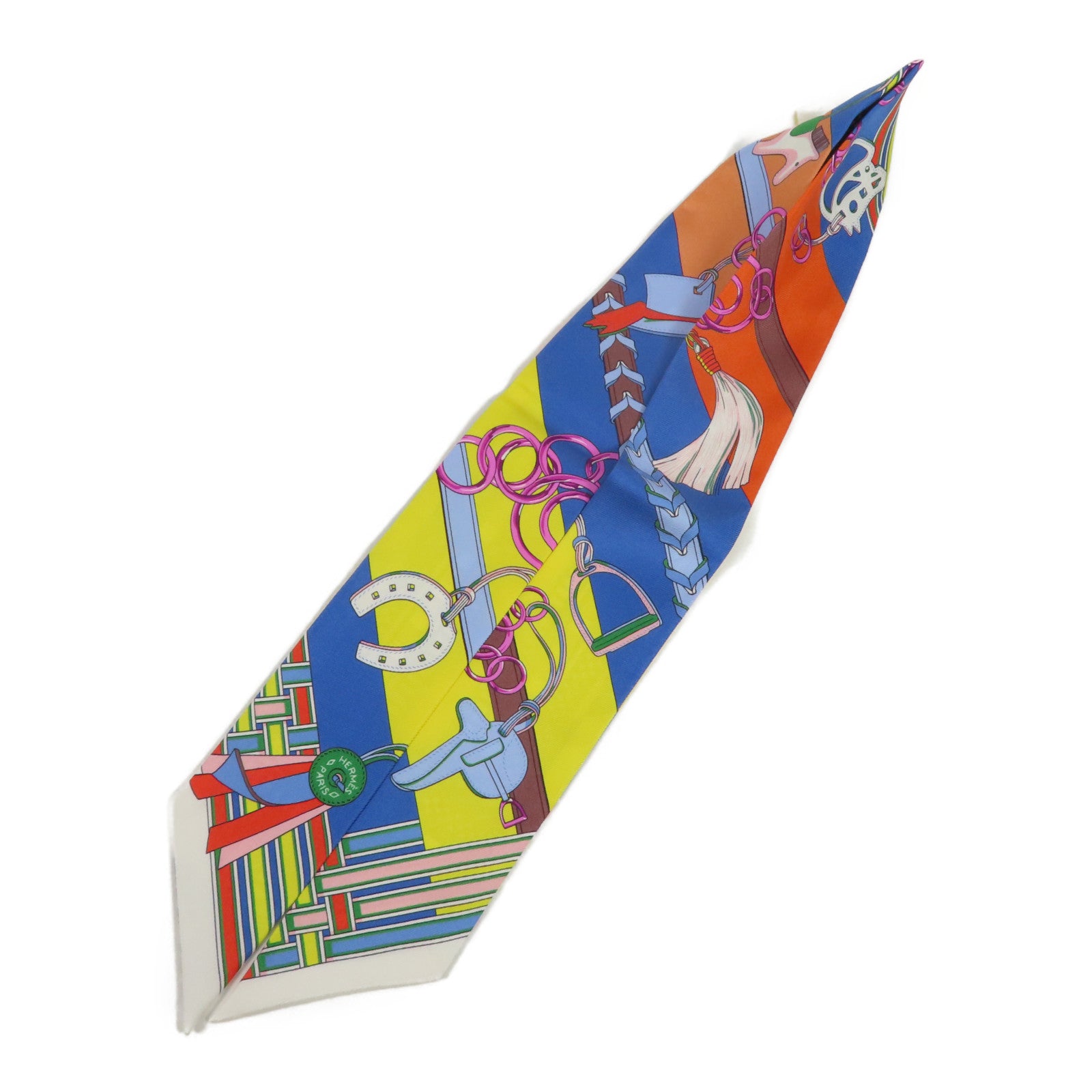 HERMES 絲質Twilly絲巾