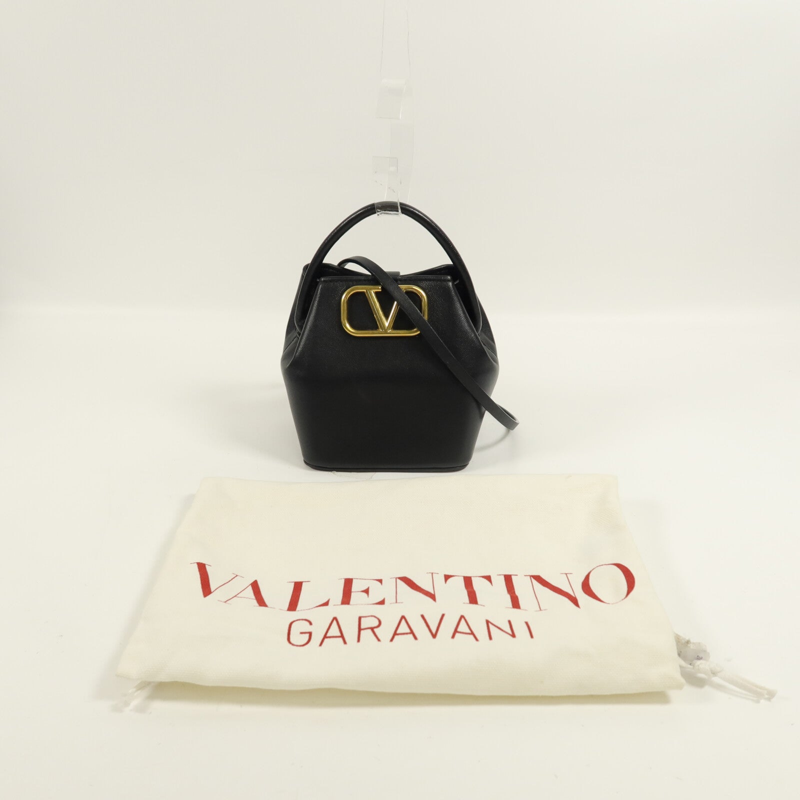 Valentino 牛皮皮革Garavani Mini Nappa手挽肩背兩用袋