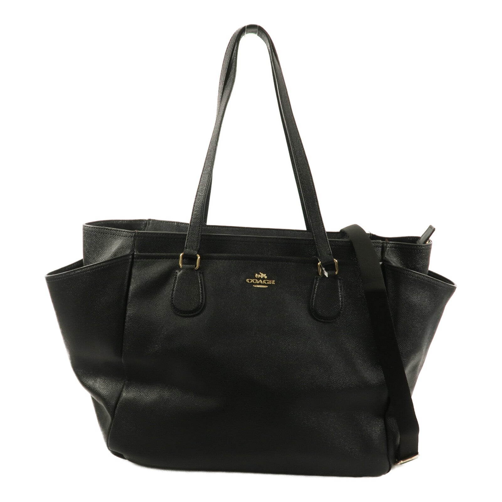 COACH 牛皮皮革2 Way Shoulder Bag手挽肩背兩用袋