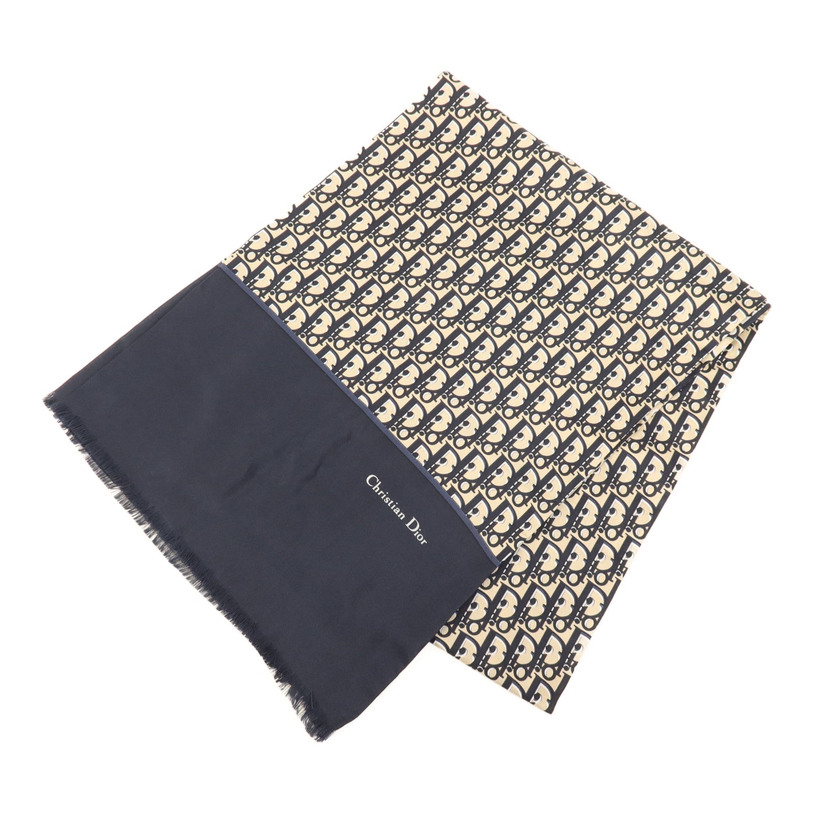 Dior 絲質Oblique Scarf絲巾