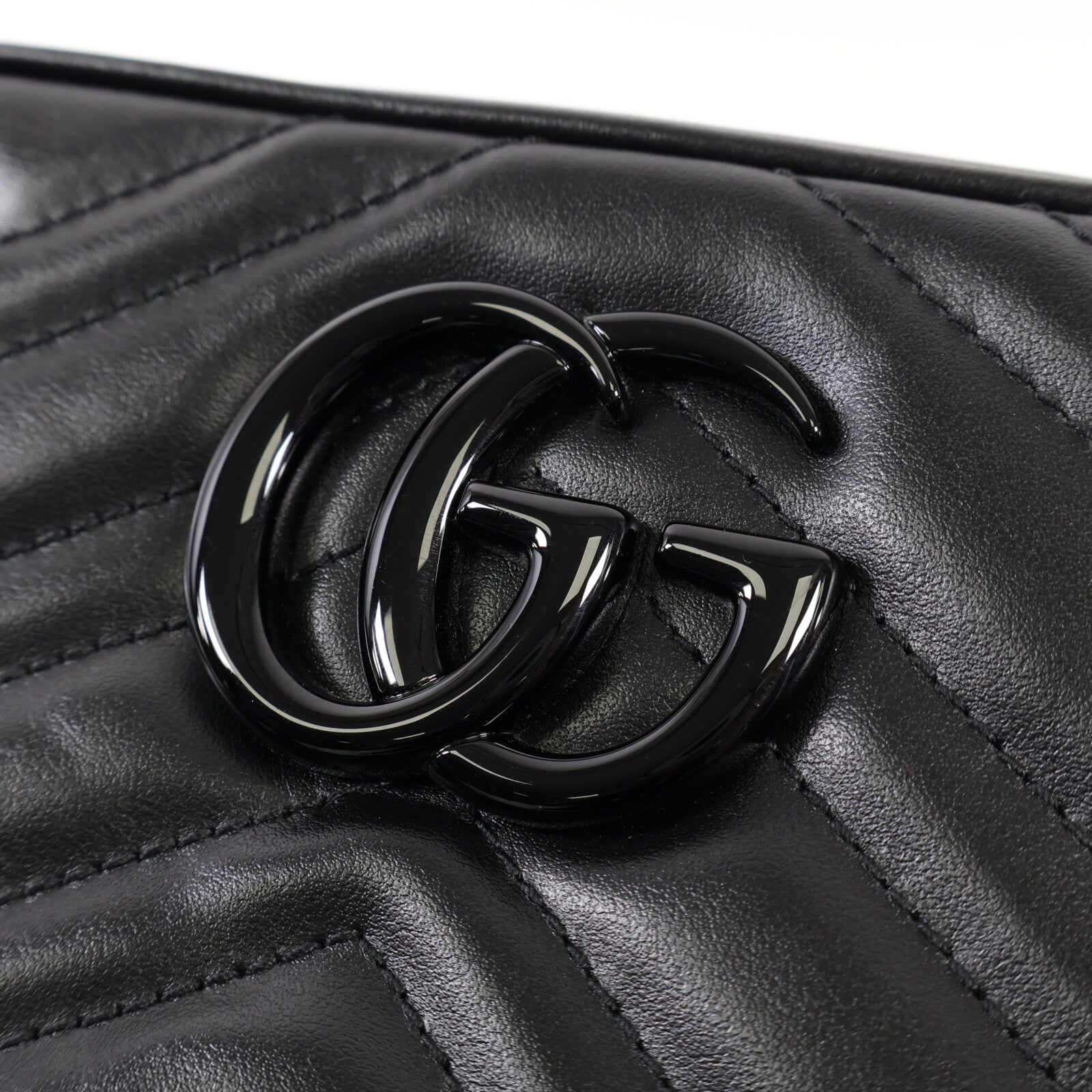 GUCCI 牛皮皮革GG Marmont肩背袋