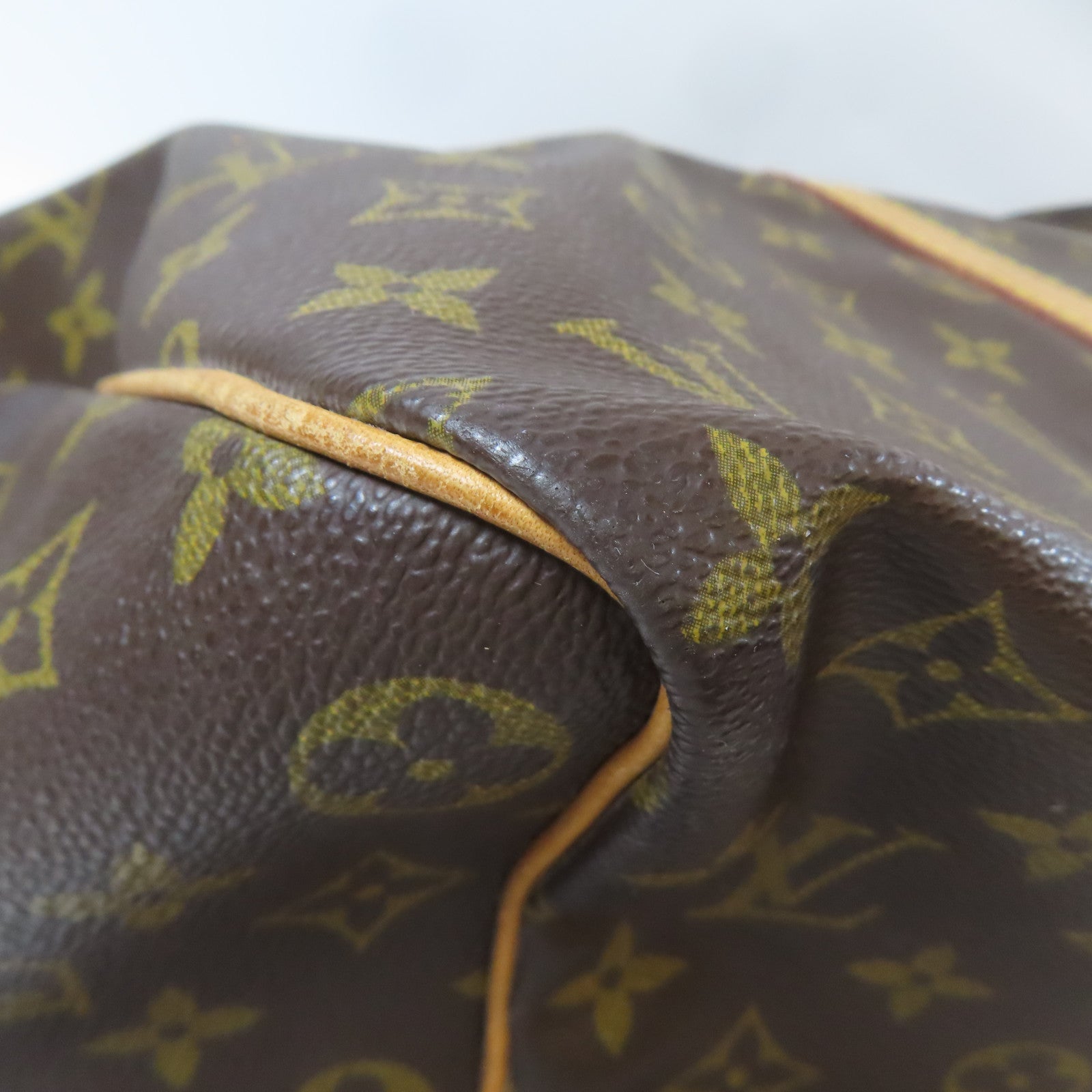LOUIS VUITTON Monogram Keepall 45 Boston Bag金扣手挽袋啡色