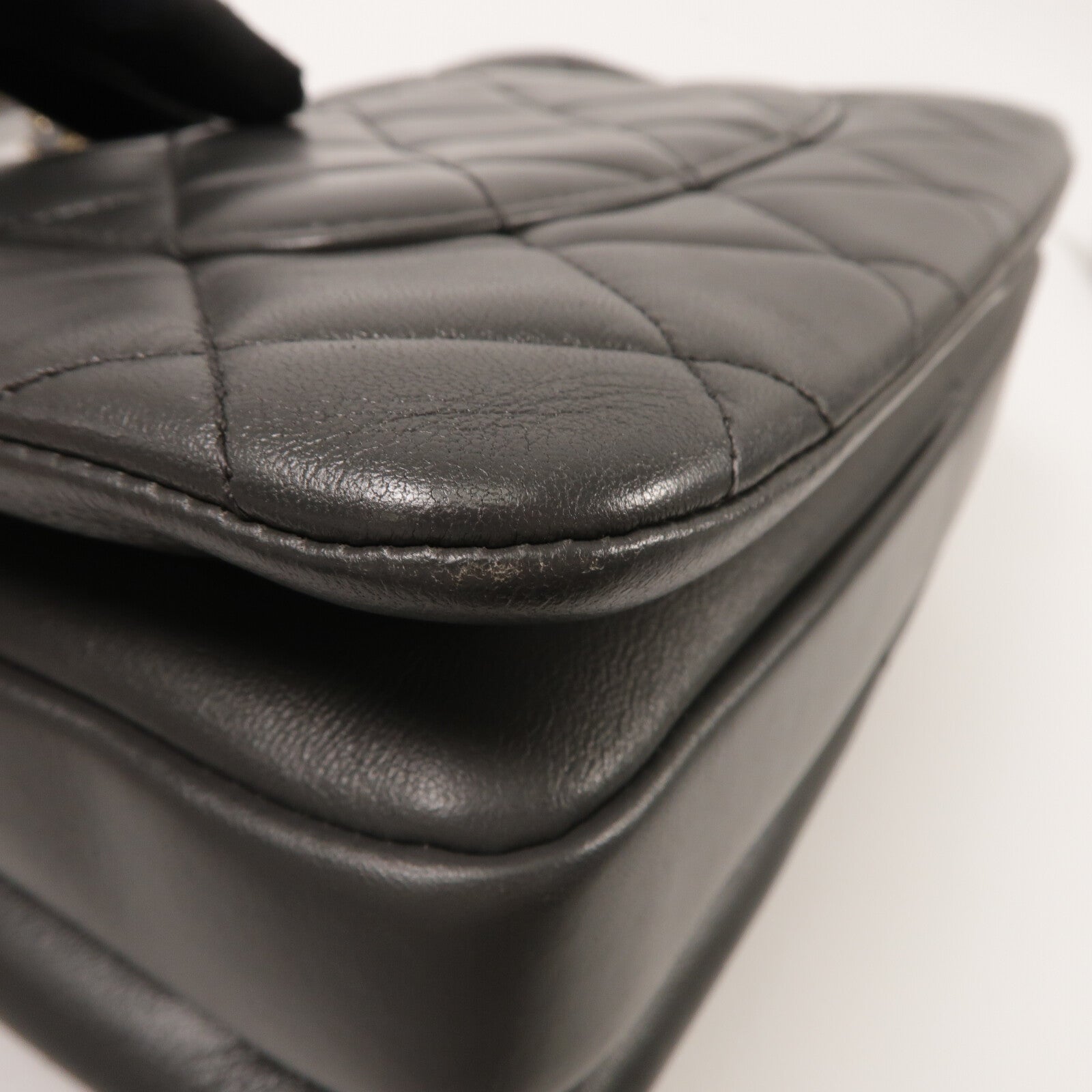 CHANEL 羊皮皮革Trendy CC鏈帶手挽肩背兩用袋