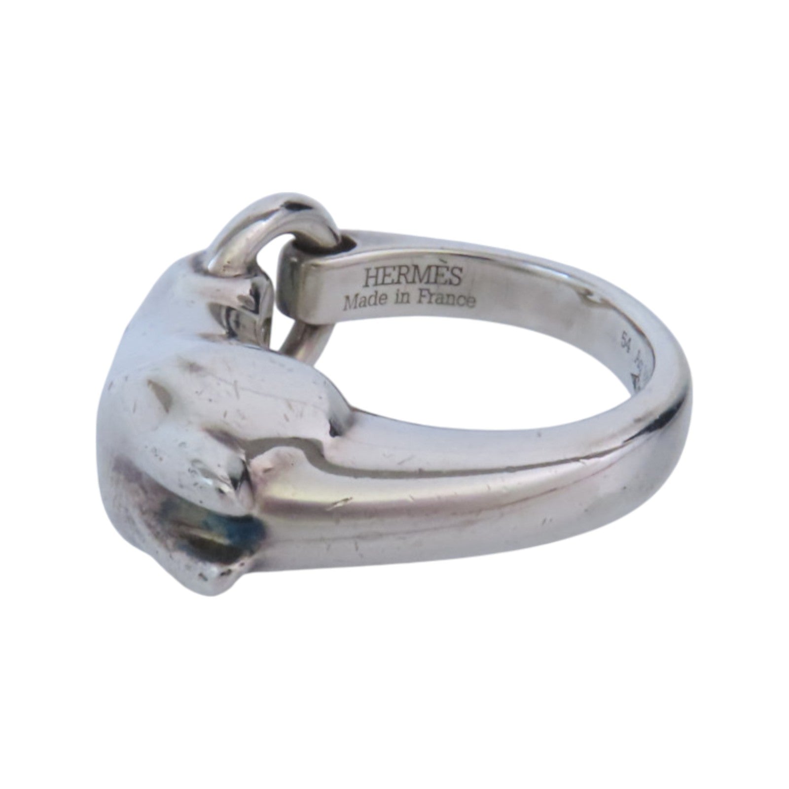 HERMES 925純銀Galop Ring戒指#54/US#6.5