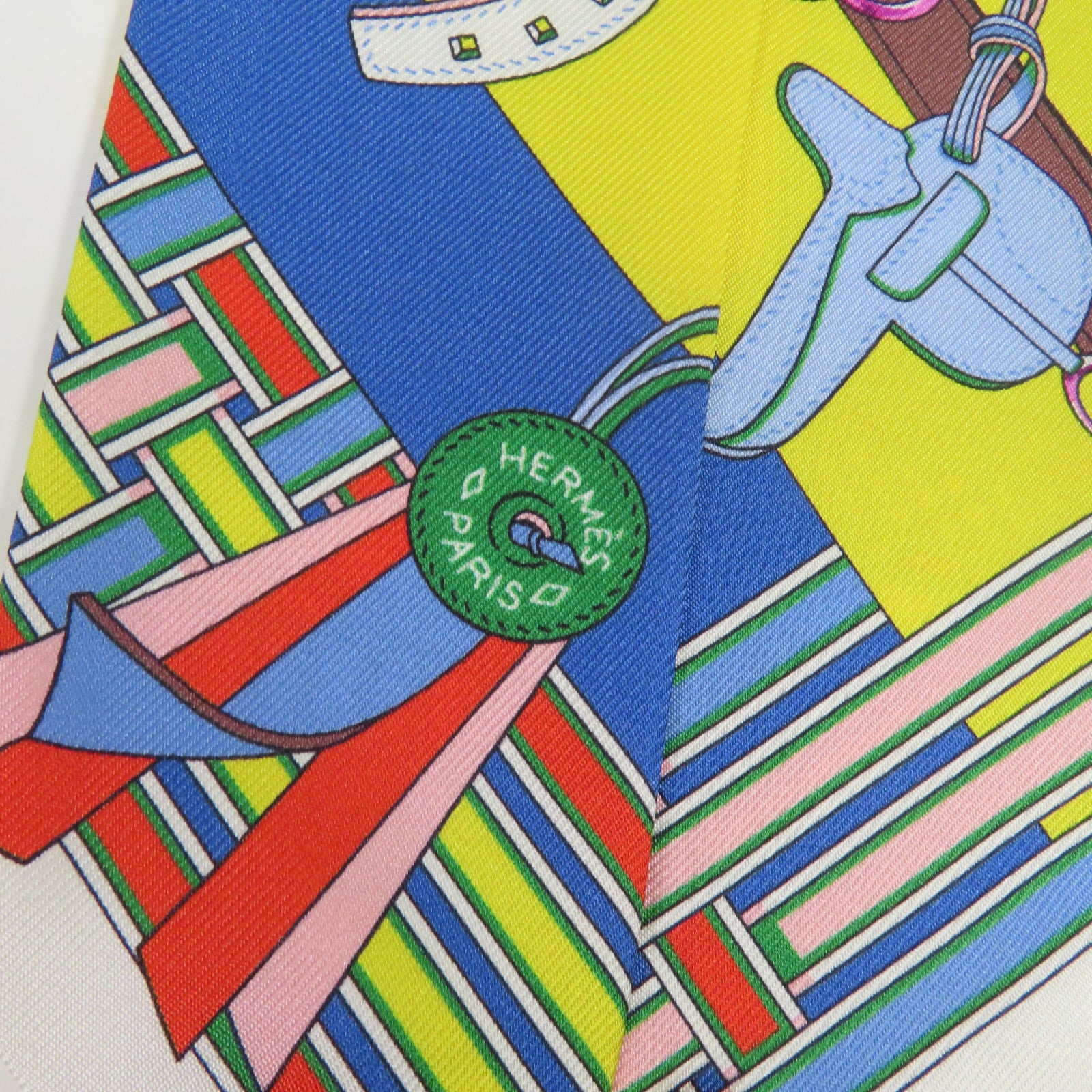 HERMES 絲質Twilly絲巾