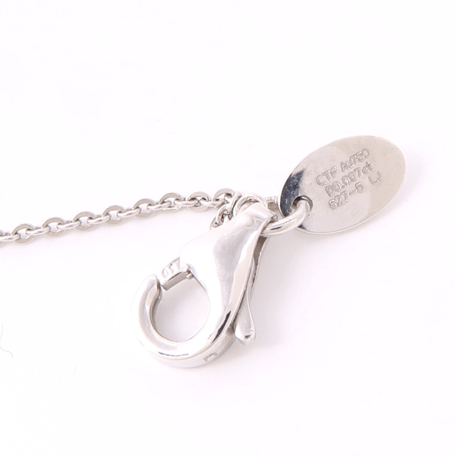 JEWELRY Diamond Necklace 18K White Gold