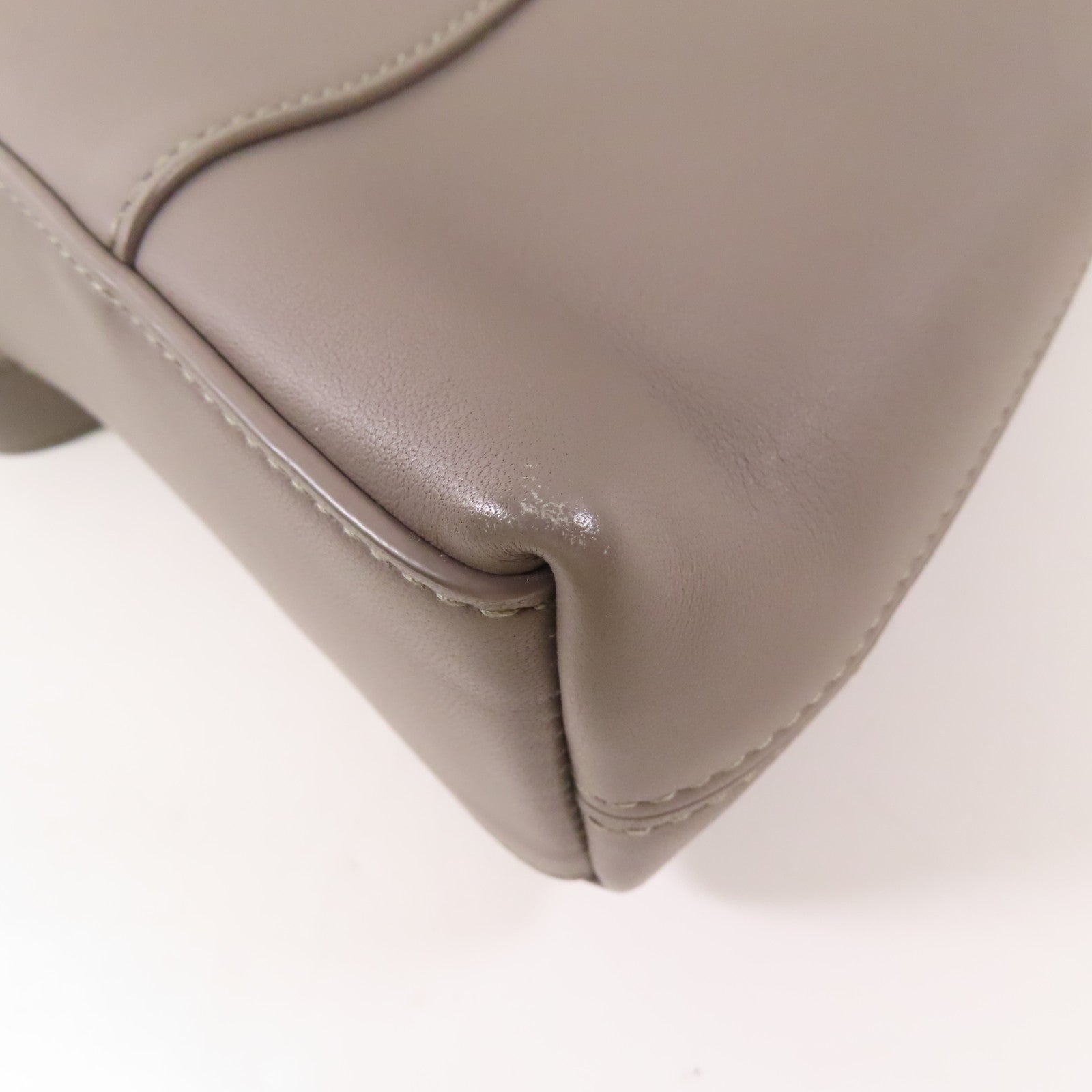BALENCIAGA 牛皮皮革Downtown銀扣肩背袋