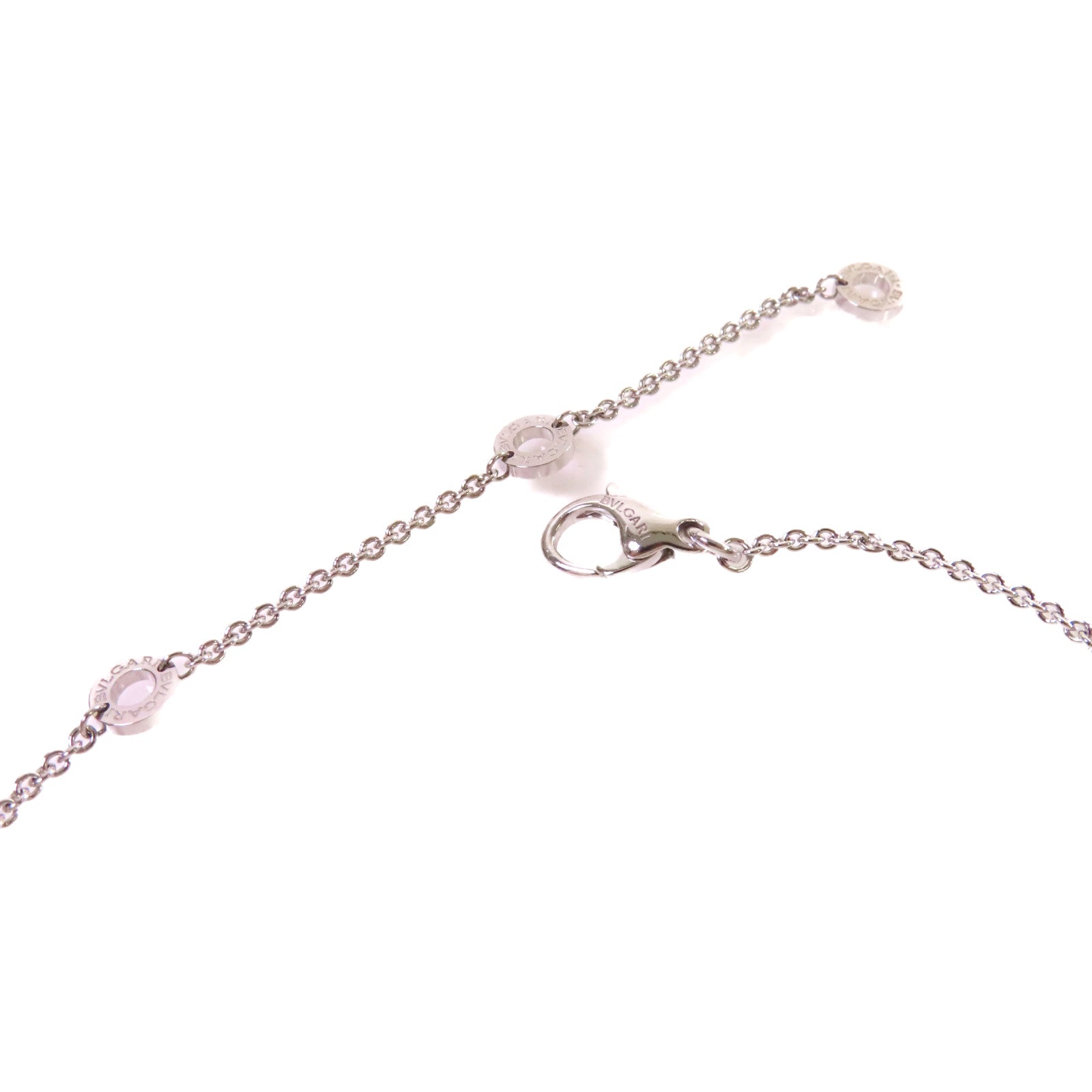 BVLGARI 18K白金/鑽石B.zero1 Diamond Necklace項鏈