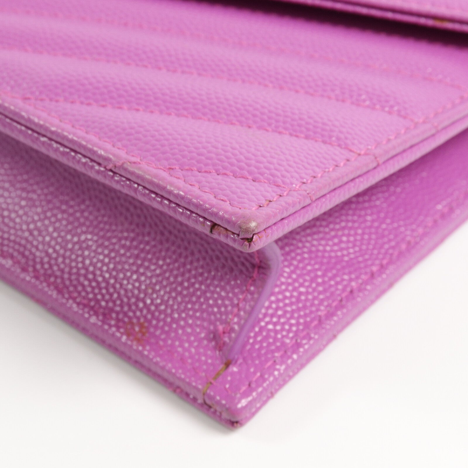 SAINT LAURENT 牛皮皮革Cassandra Envelope Chain Wallet