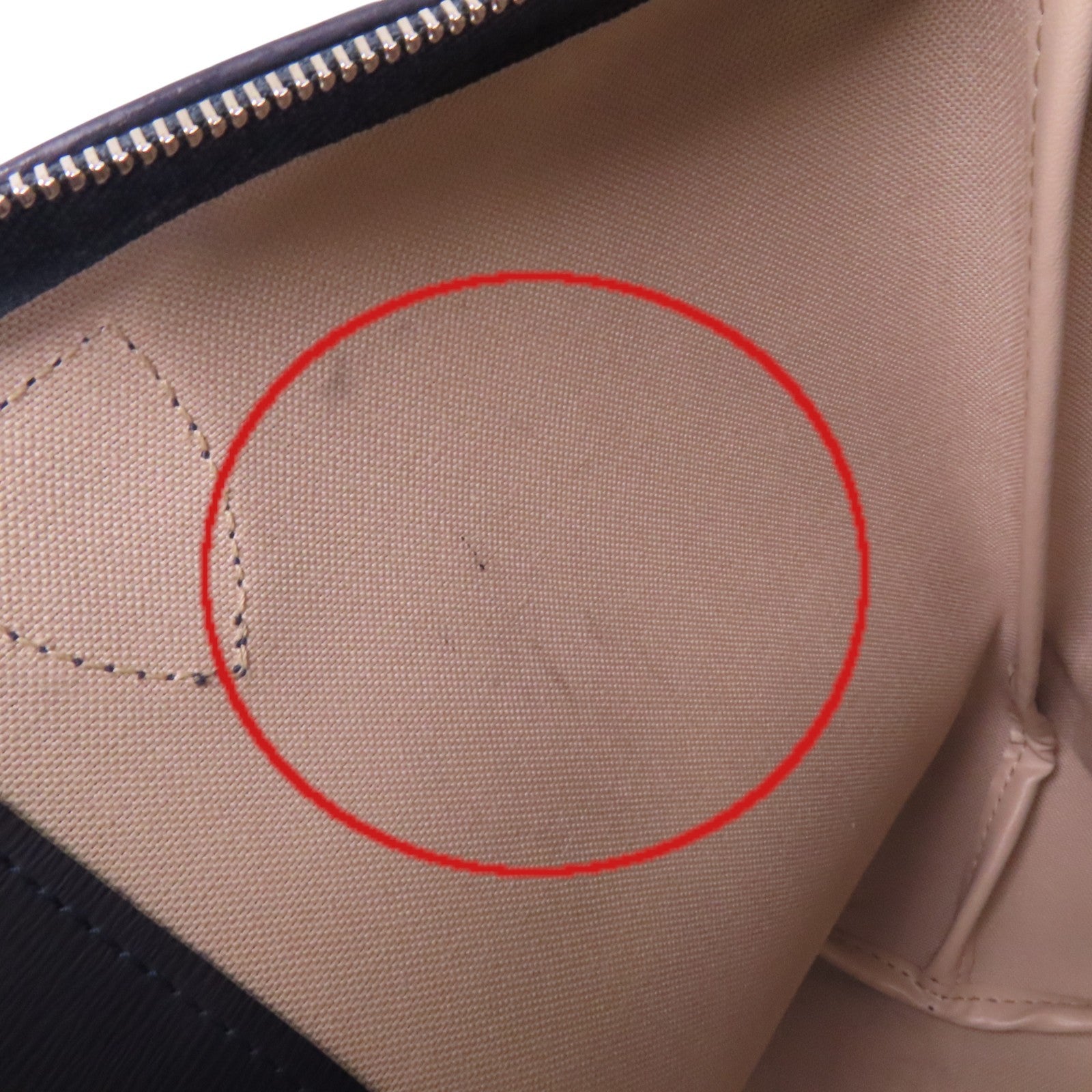 Longchamp 牛皮皮革Hand Bag銀扣手挽袋