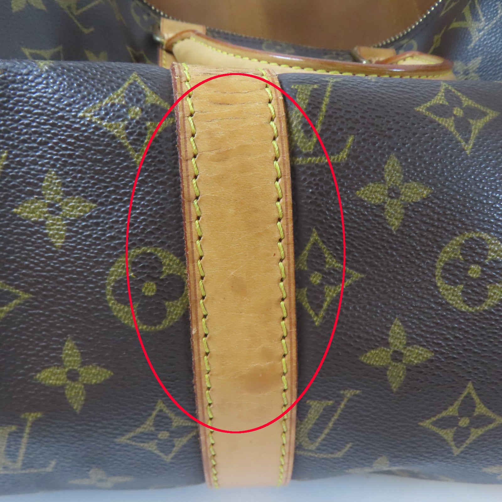LOUIS VUITTON Monogram Keepall 45 Boston Bag金扣手挽袋啡色