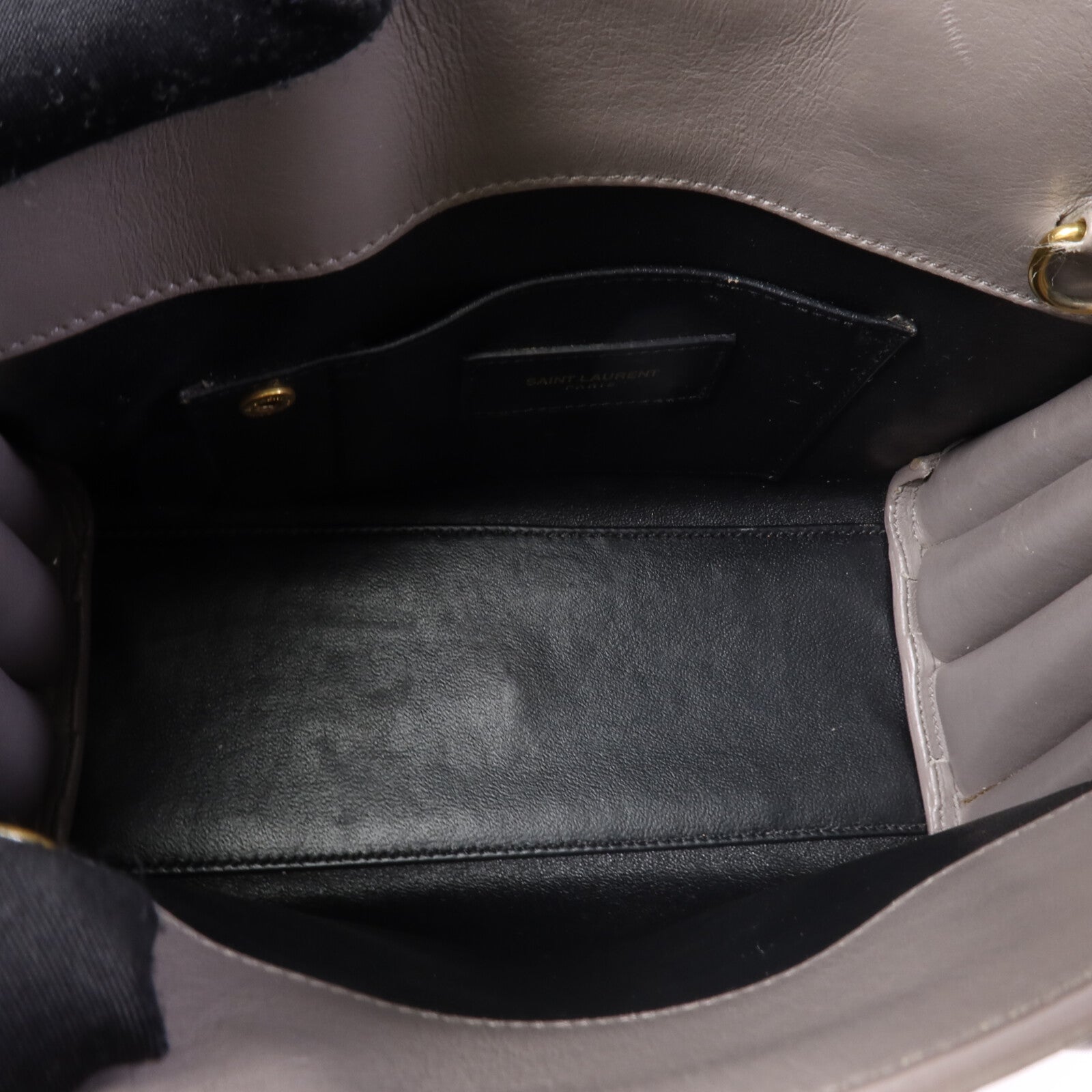 YVES SAINT LAURENT 牛皮皮革Sac De Jour手挽肩背兩用袋