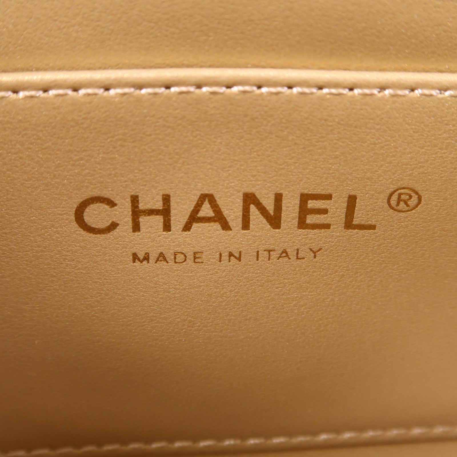 CHANEL 牛皮皮革Chain Shoulder Bag金扣肩背袋