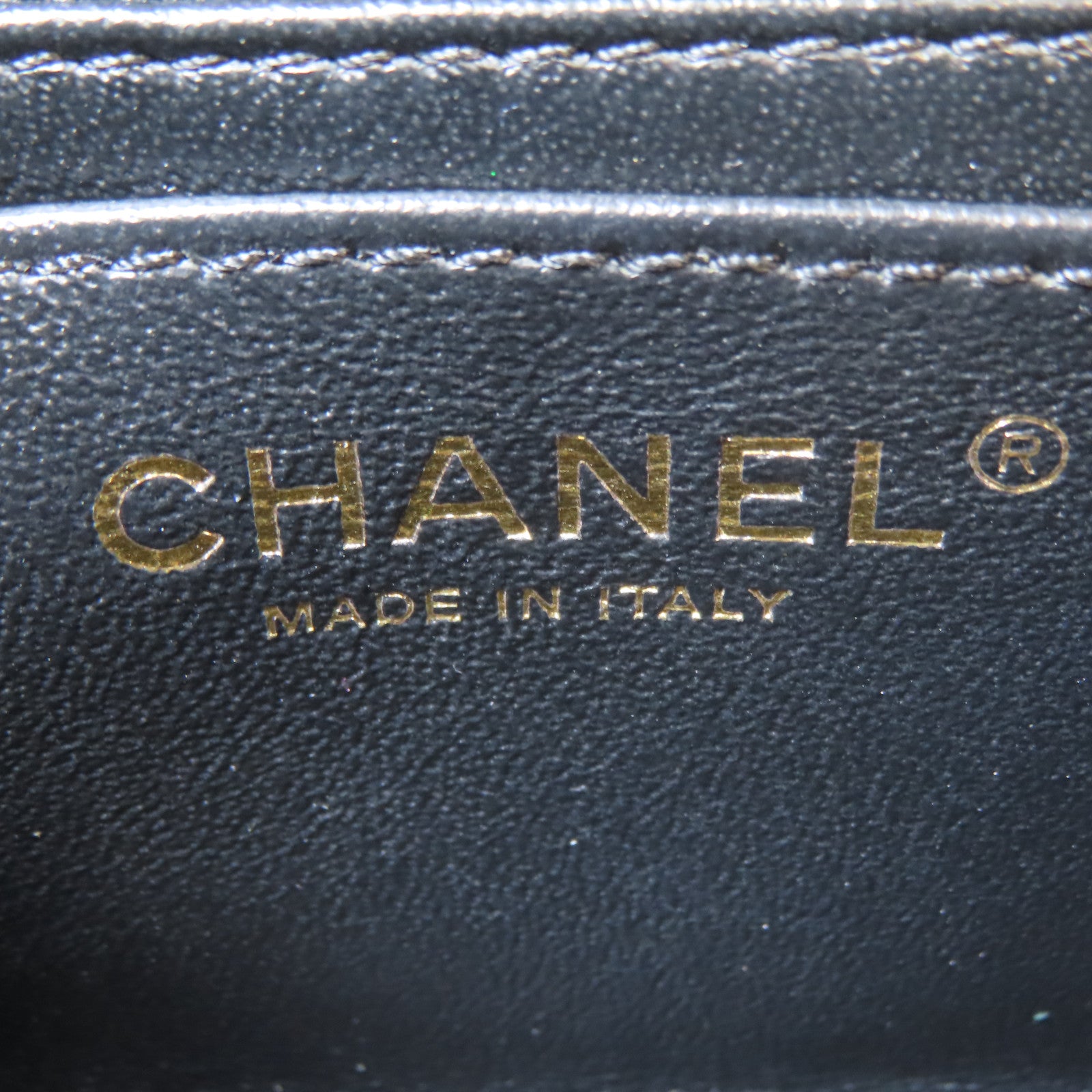 CHANEL 【激減優惠】斜紋羊皮皮革Crossbody Bag金扣鏈帶手挽肩背兩用袋黑色