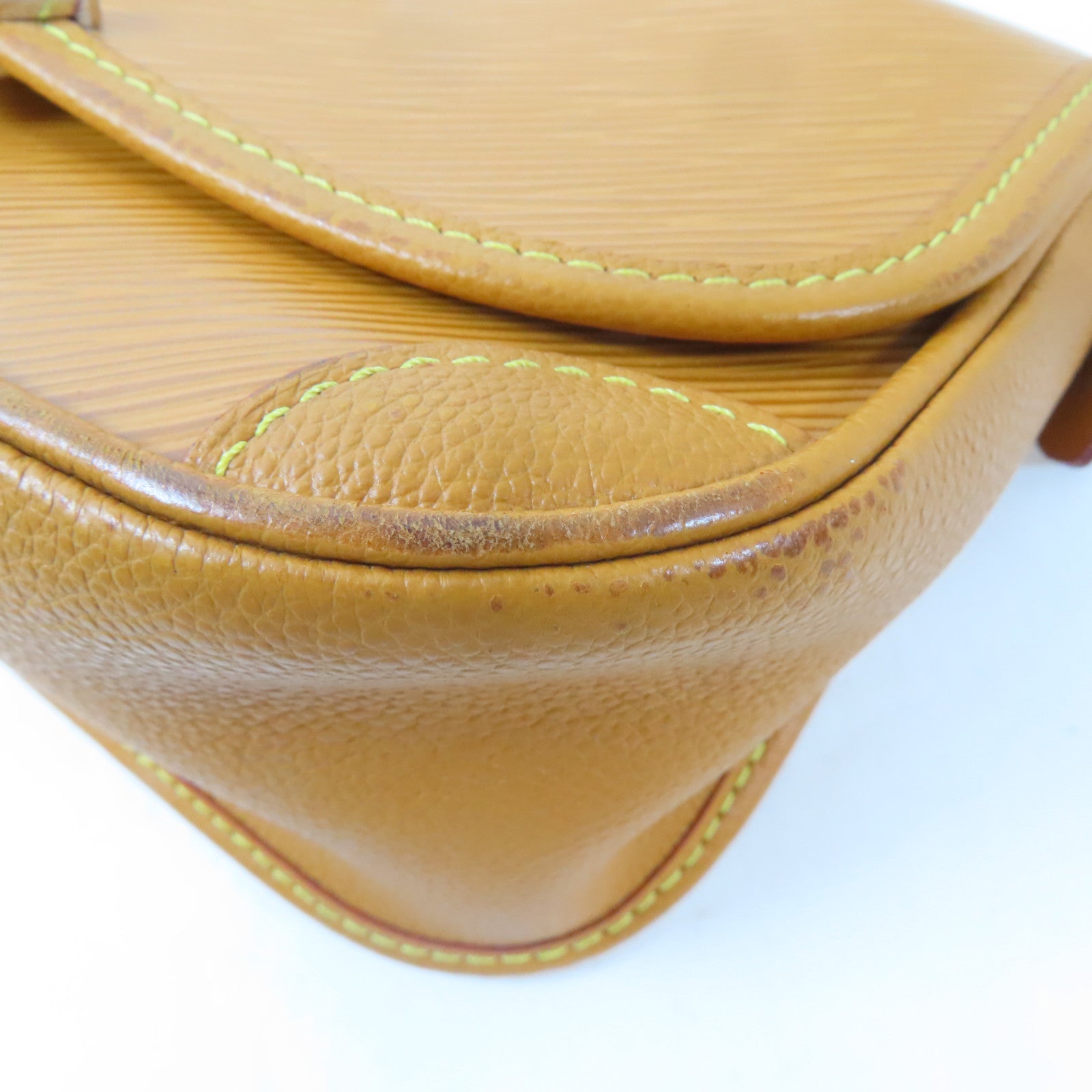 LOUIS VUITTON Epi Buci銀扣肩背袋啡色