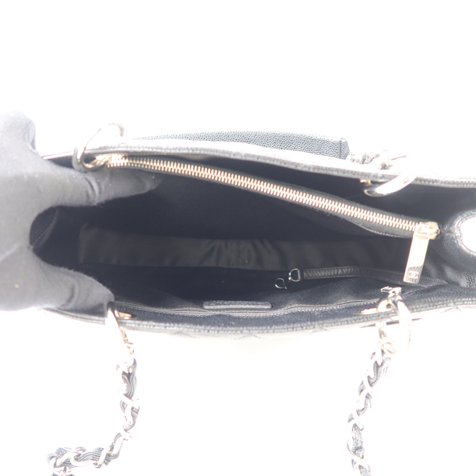 CHANEL 牛皮皮革GST Grand Shopping Tote肩背袋