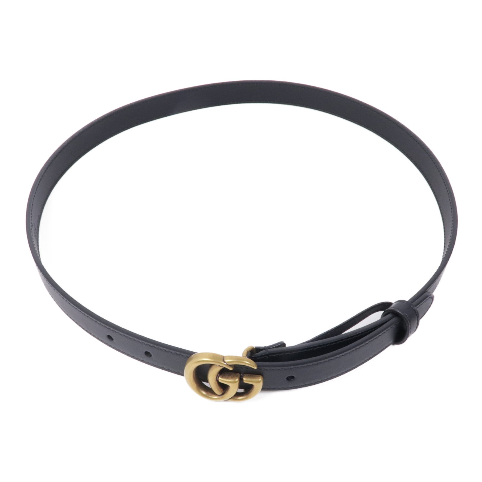 GUCCI 牛皮皮革Belt金扣皮帶