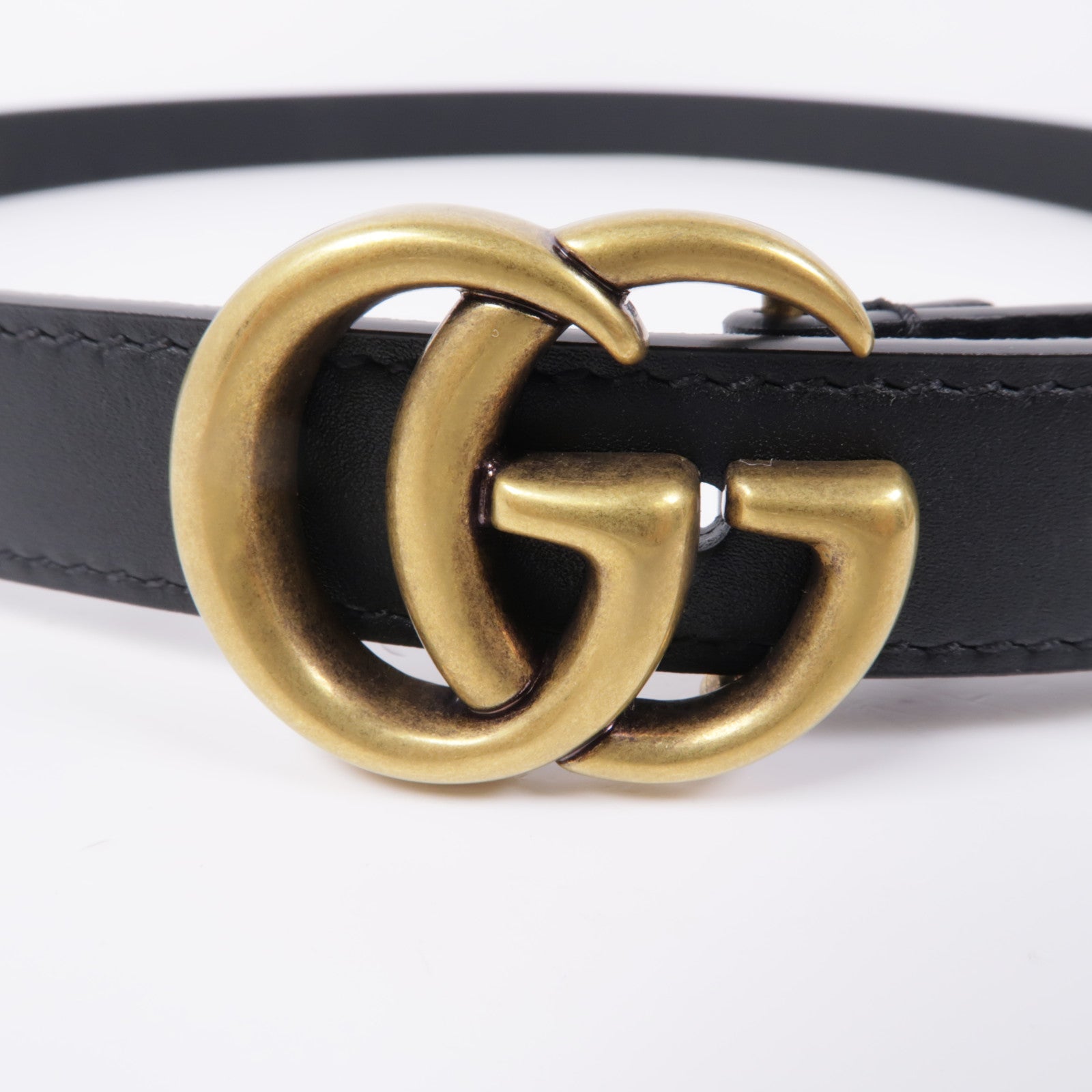 GUCCI 牛皮皮革Belt金扣皮帶