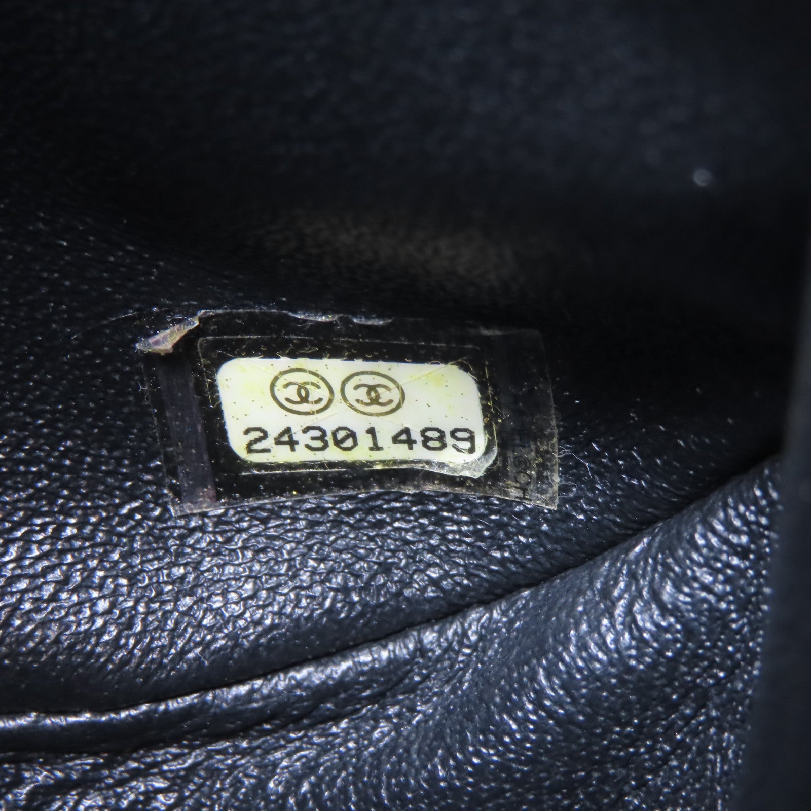 CHANEL 【激減優惠】斜紋羊皮皮革Crossbody Bag金扣鏈帶手挽肩背兩用袋黑色