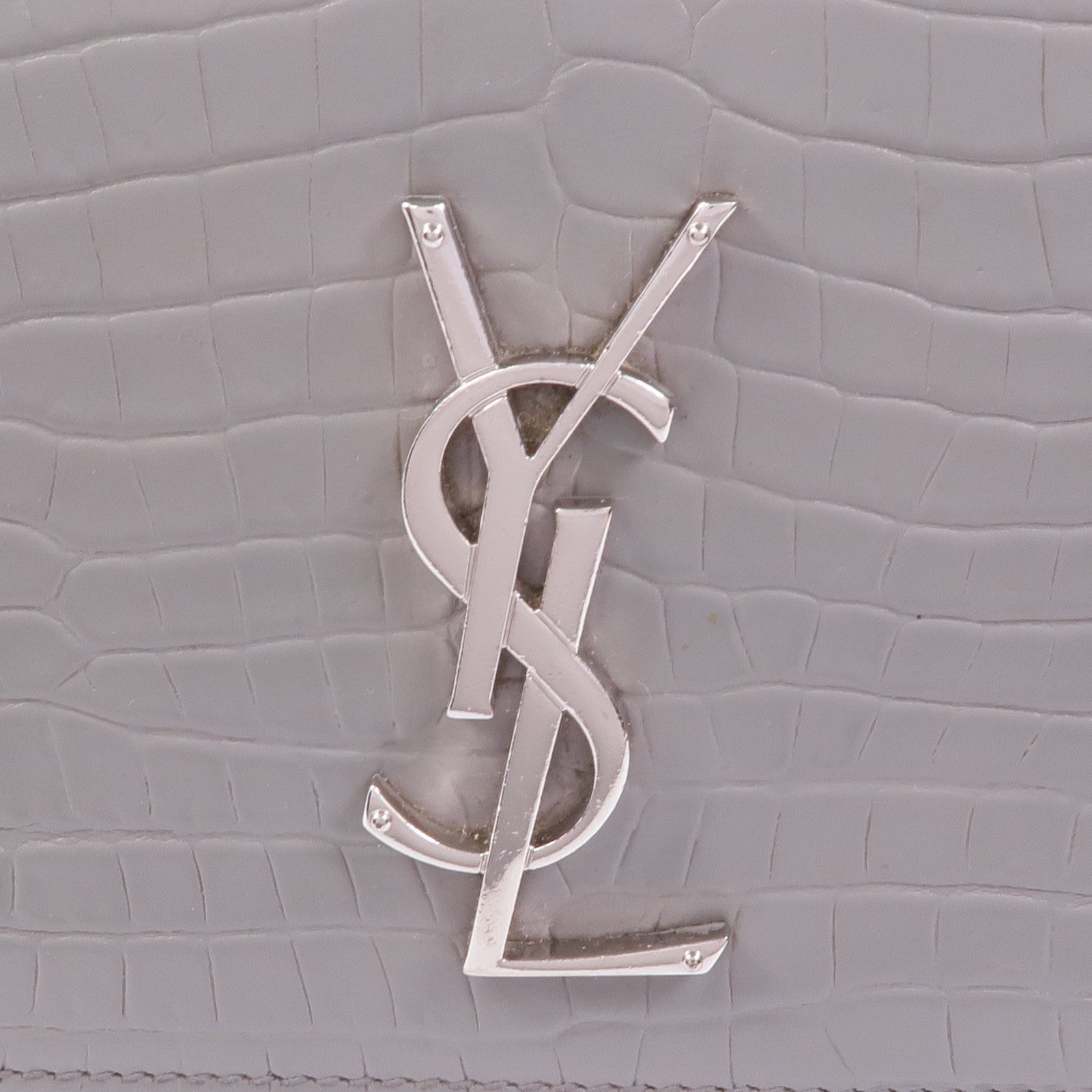 SAINT LAURENT 牛皮皮革Sunset Medium銀扣鏈帶肩背袋