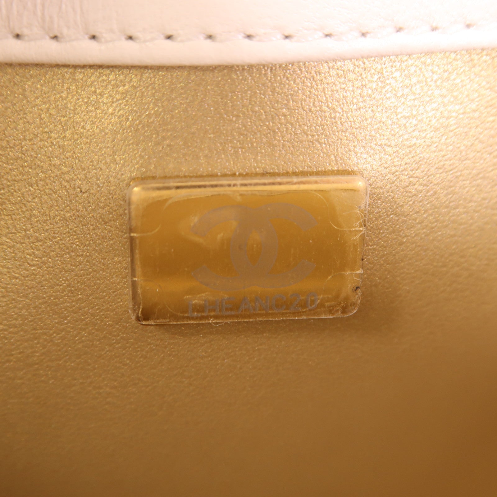 CHANEL 牛皮皮革Chain Shoulder Bag金扣肩背袋