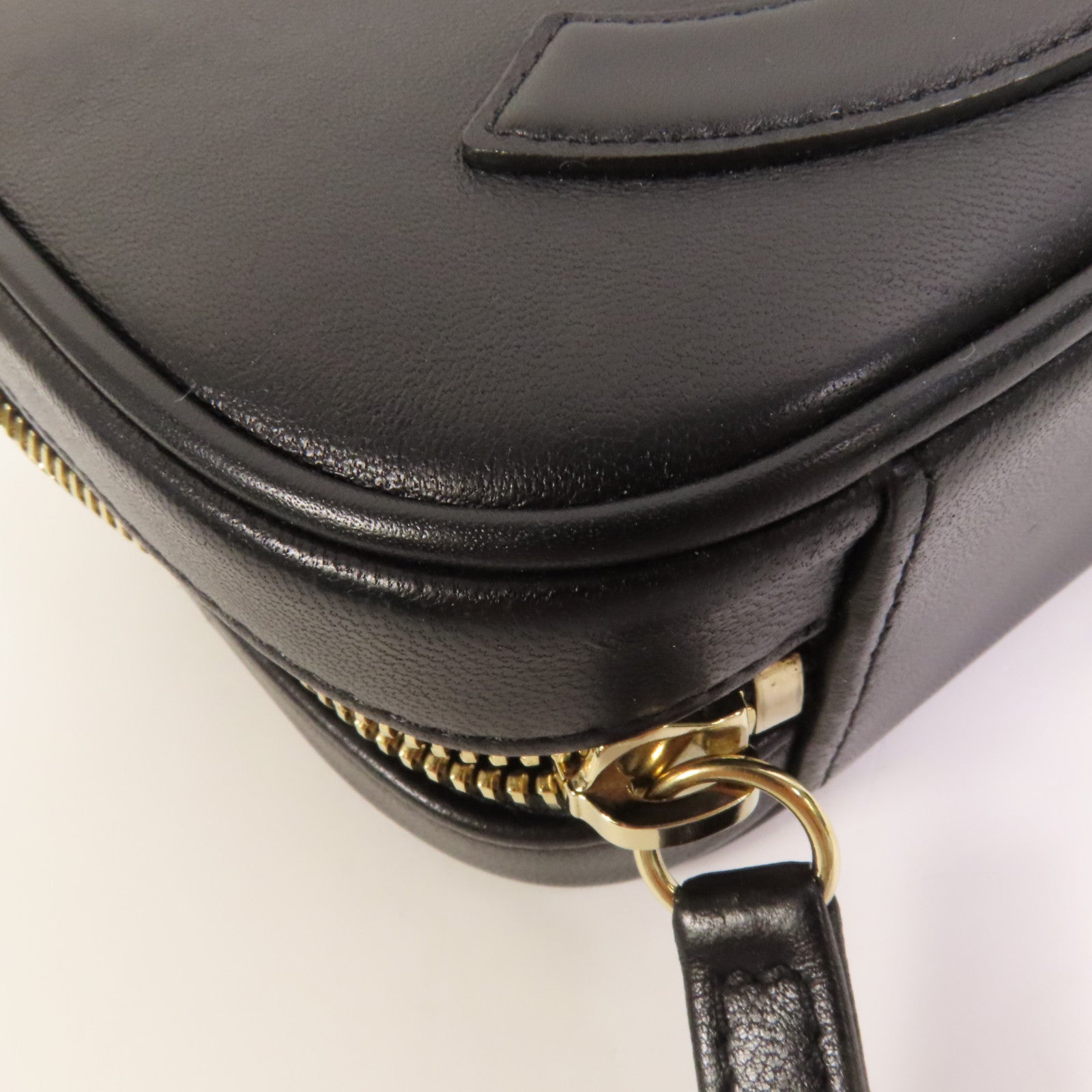 CHANEL 【激減優惠】牛皮皮革CC Mania Waist Bag金扣鏈帶腰包