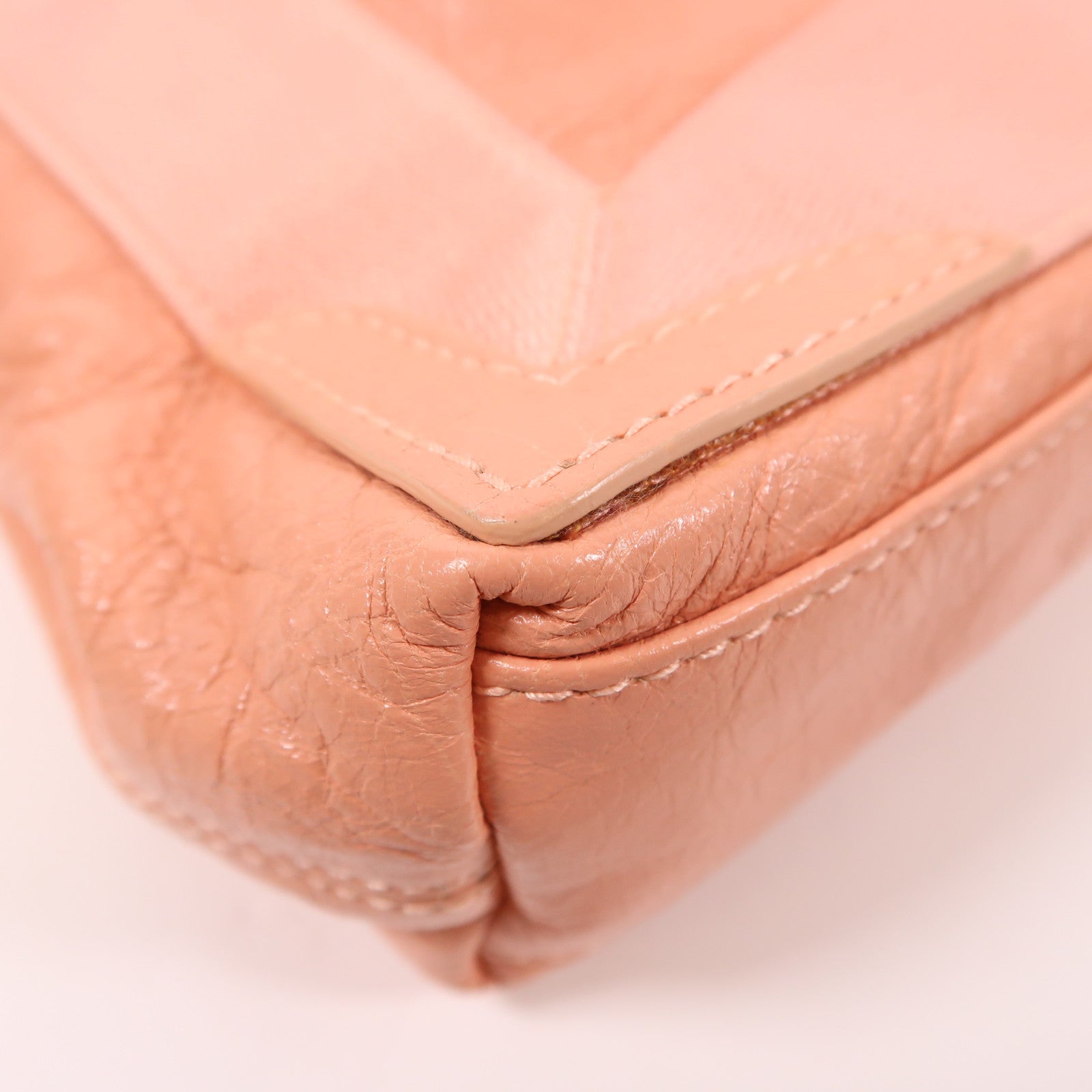 BALENCIAGA 牛皮皮革Cabas銀扣手挽肩背兩用袋